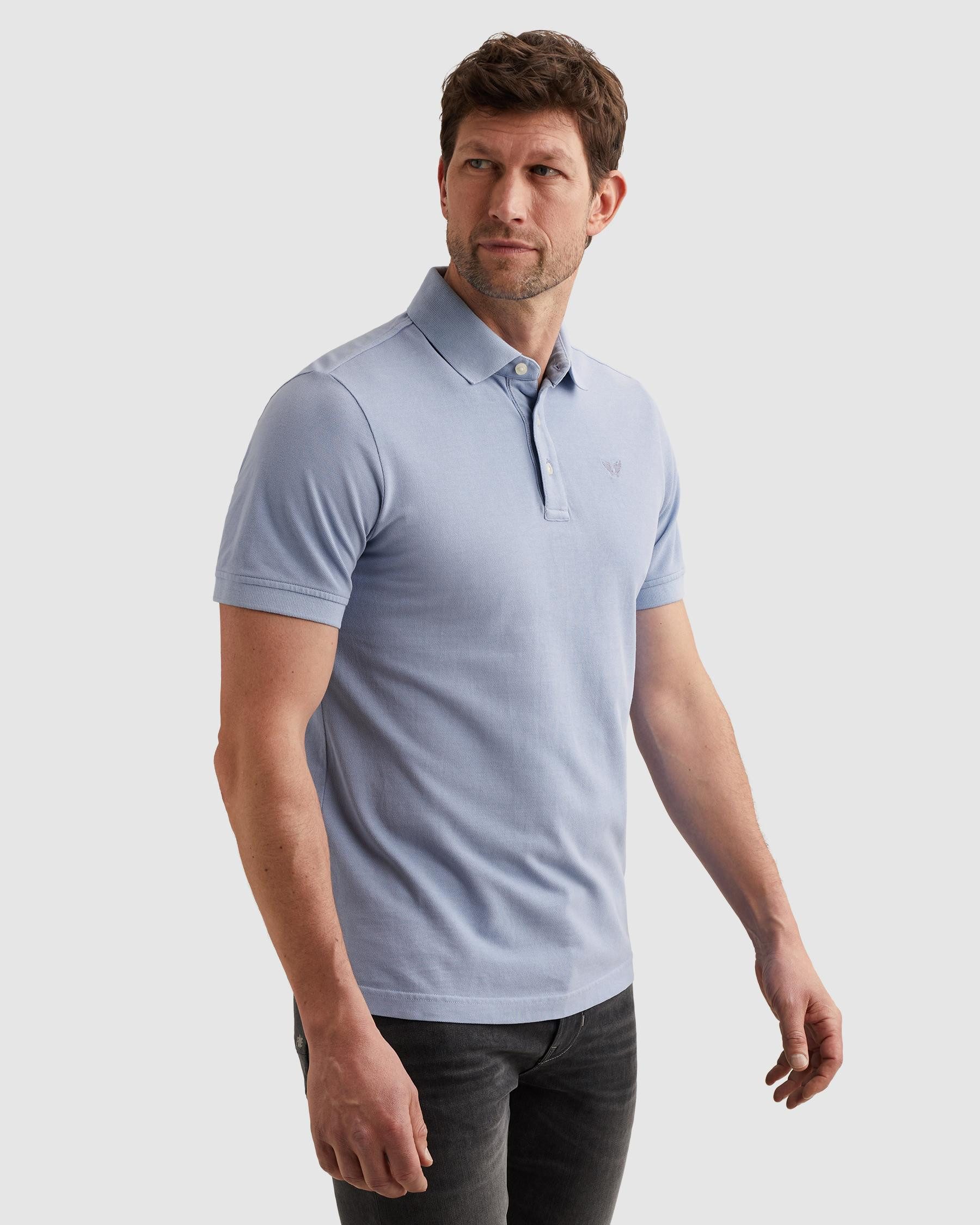 PME LEGEND Poloshirt Short sleeve polo pique garment dyed Piqué aus trageangenehmer Baumwolle