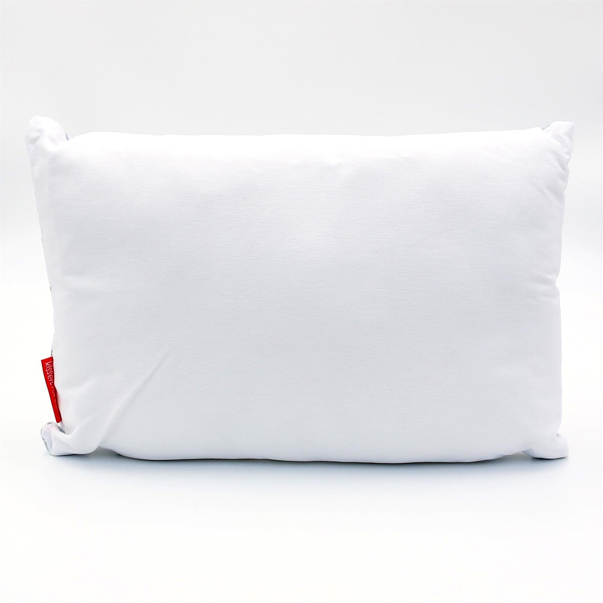 Dekohelden24 Dekokissen Meer macht Glücklich Kissen, mit Bezug aus 100% Baumwolle, L / B / H: