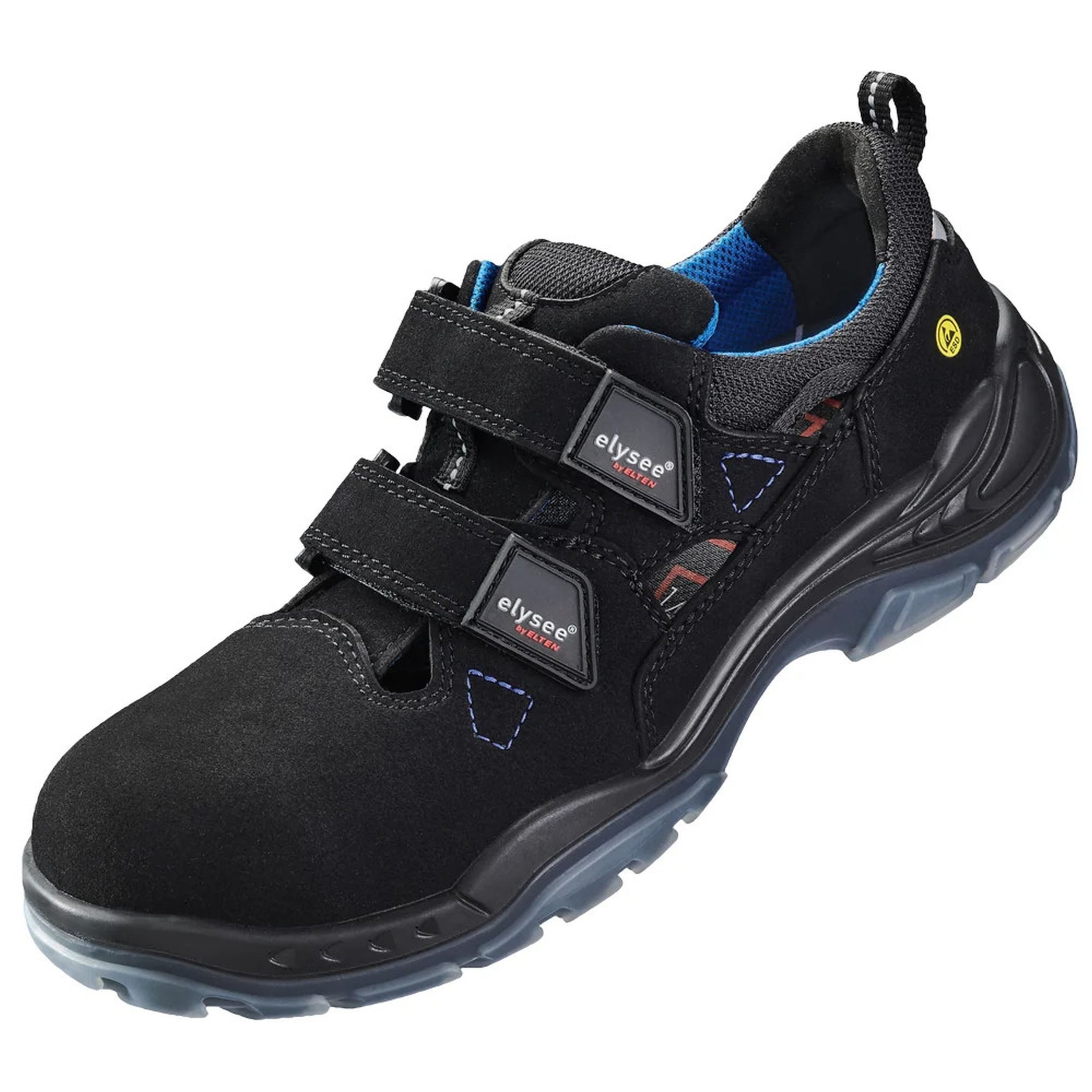 Elysee By Elten Halbschuhe Sicherheitsschuh S1P Arbeitsschuh Sommerschuh Arbeitsschuh Verschluss durch zwei Klettriemen
