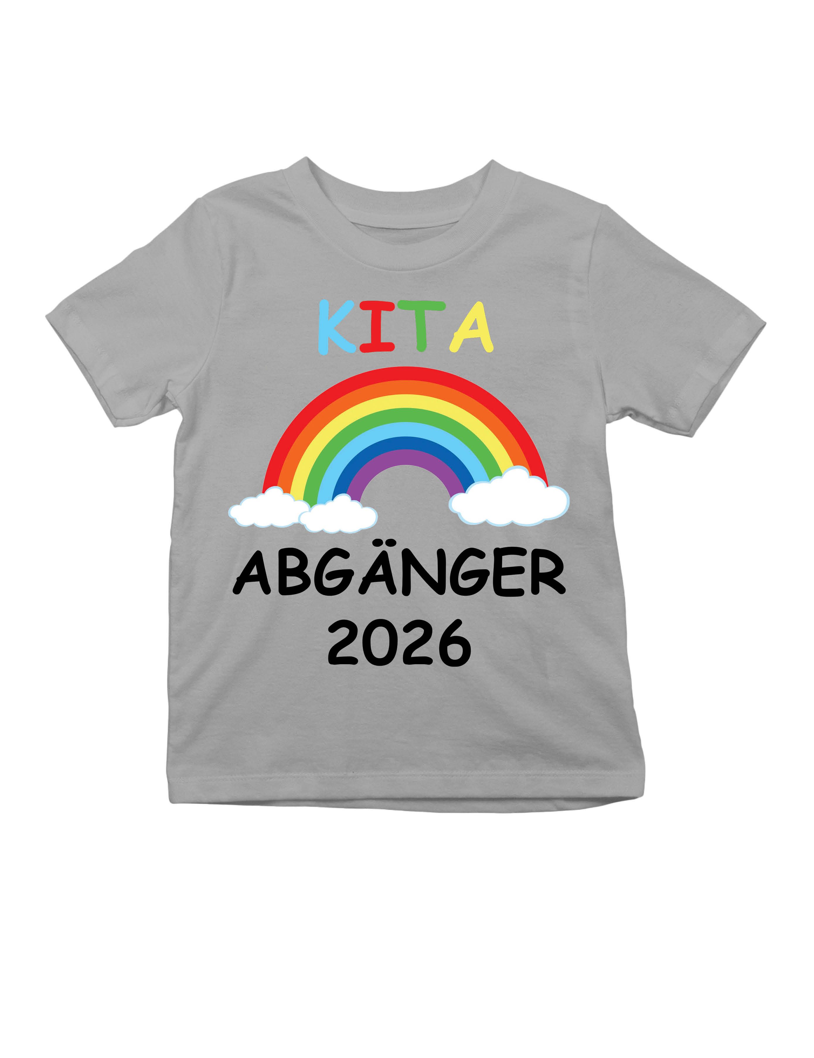 Print-Shirt Kinder T-shirt "KITA ABGÄNGER 2026" Kindergarten Abschluss T-Shirt