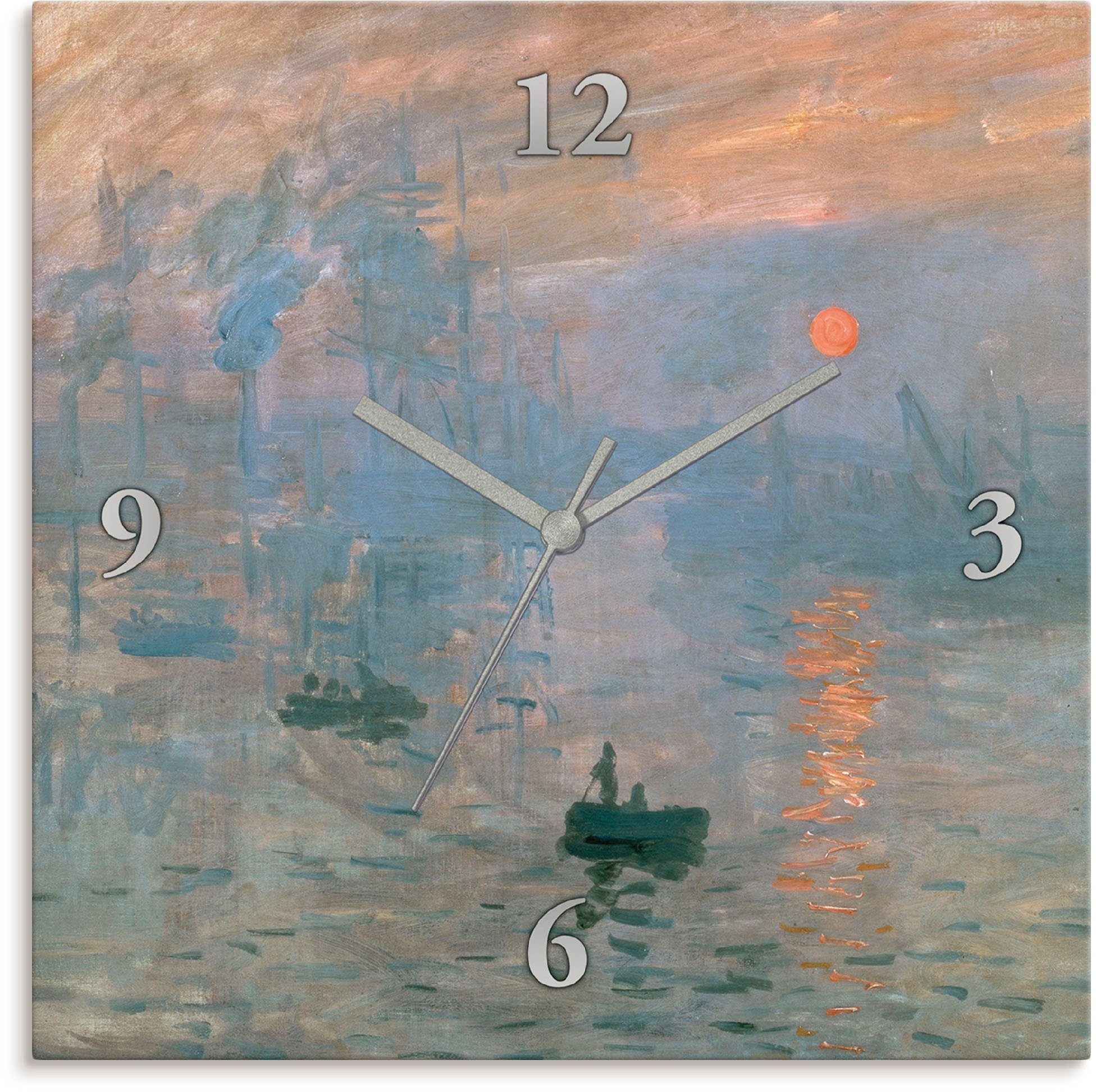 Artland Wanduhr Impression (Sonnenaufgang). 1872 (wahlweise mit Quarz- oder Funkuhrwerk, lautlos ohne Tickgeräusche)