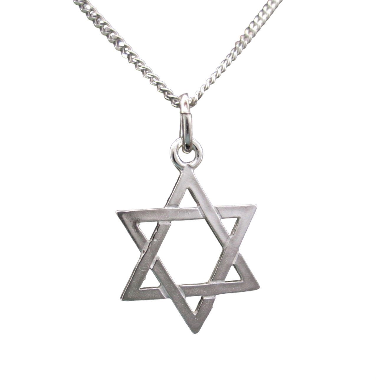 NICEANDnoble Kette mit Anhänger 925er Silber Anhänger Davidstern mit Panzer günstig online kaufen