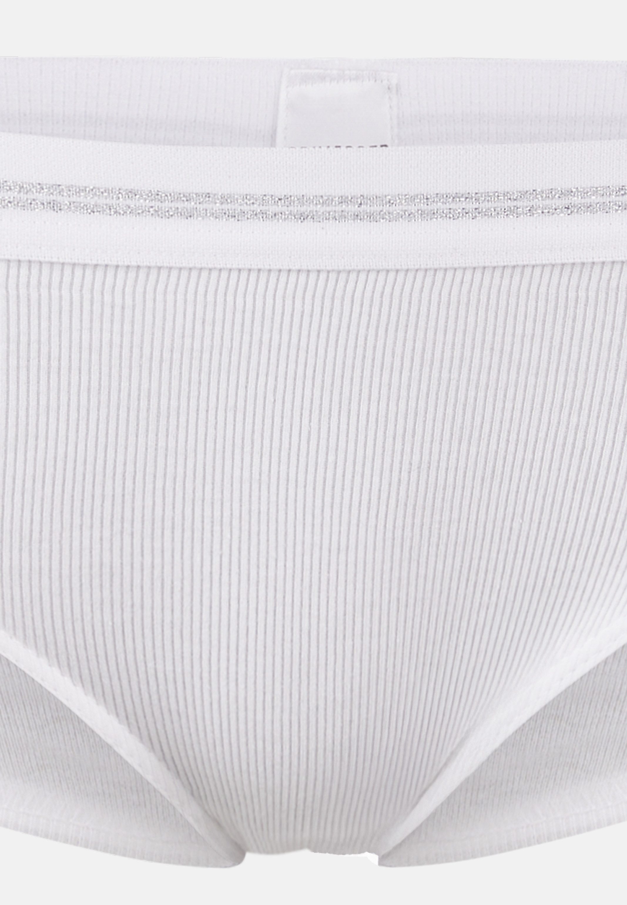 Schiesser Panty 6er Pack Teens Girls Long Life Cotton (Spar-Set, 6-St) Panty - Baumwolle - Glänzender Look durch Lurex-Fäden im Bund