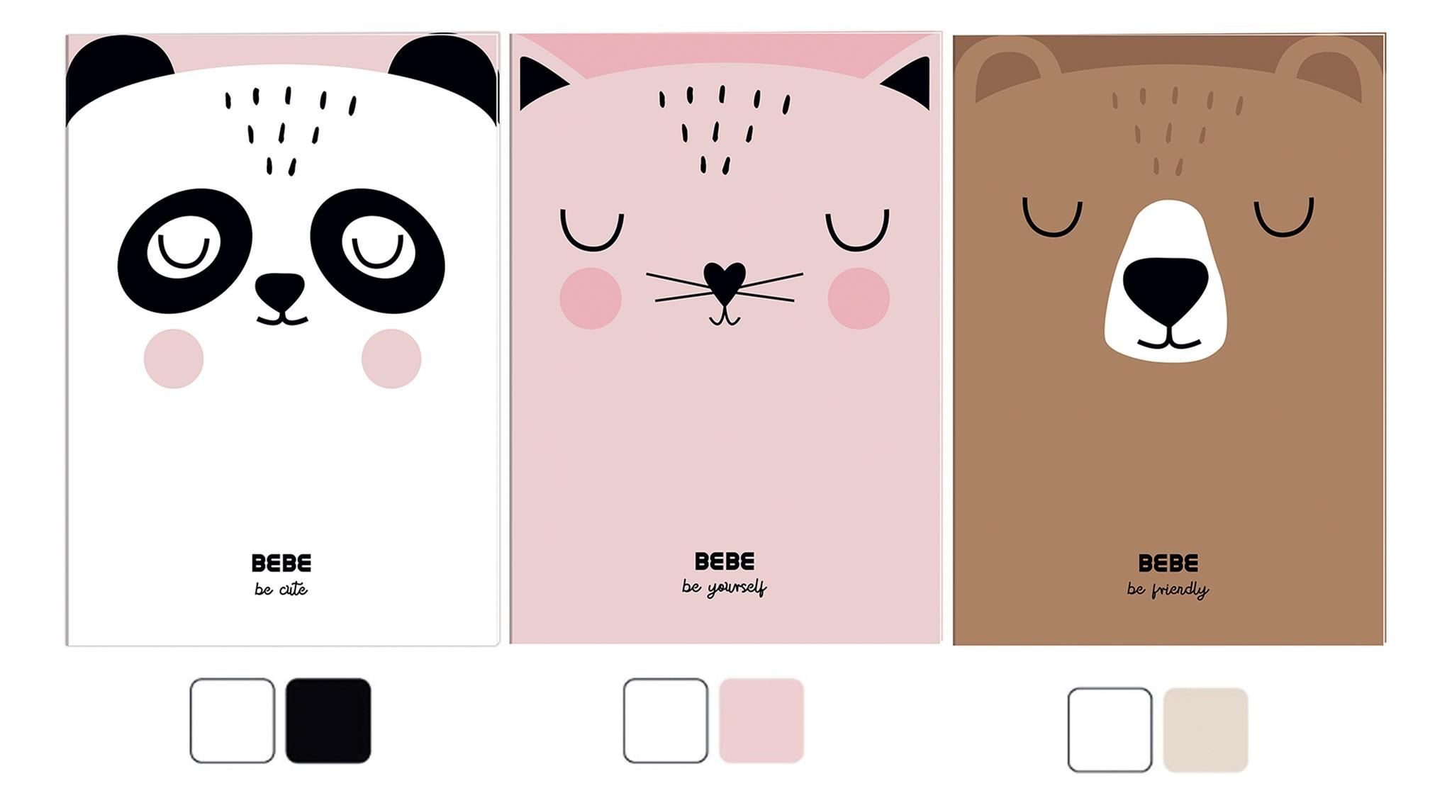 Interdruk Notizheft Interdruk Notizheft B6 32 Blatt blanko mit farbigen Blättern 90g/m²