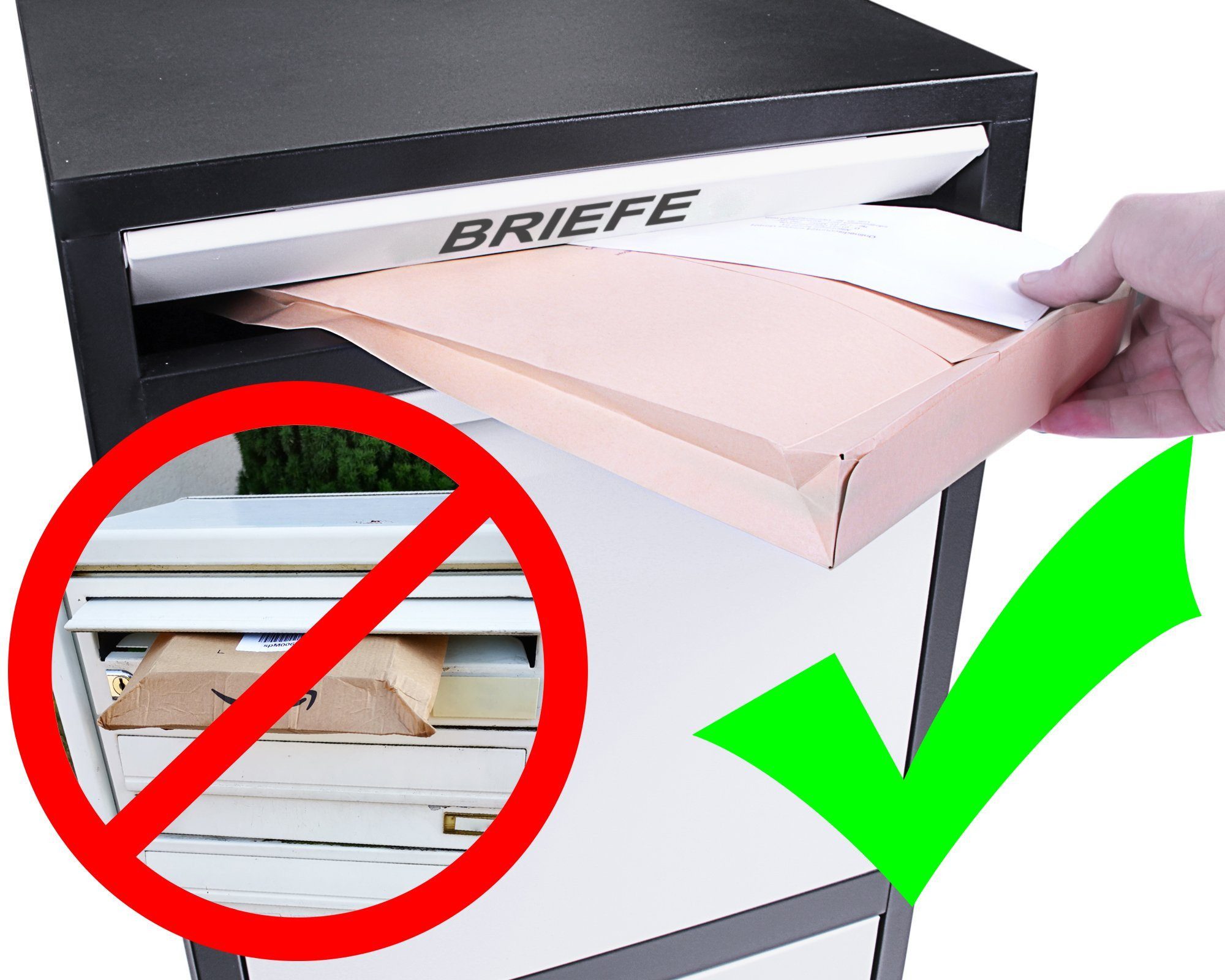 ONDIS24 Briefkasten Paketbox 
