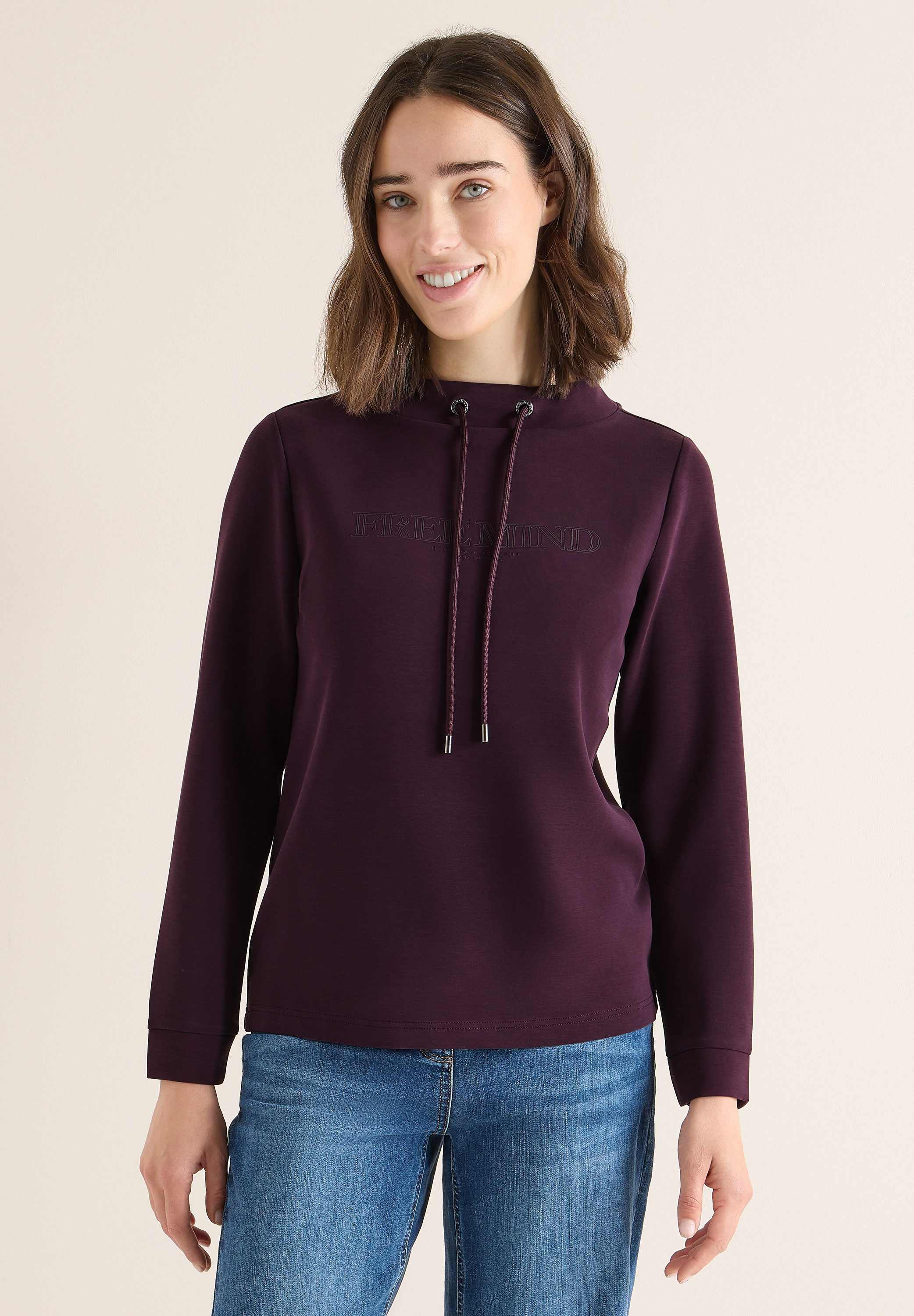 CECIL Langarmshirt Mit Stickerei günstig online kaufen