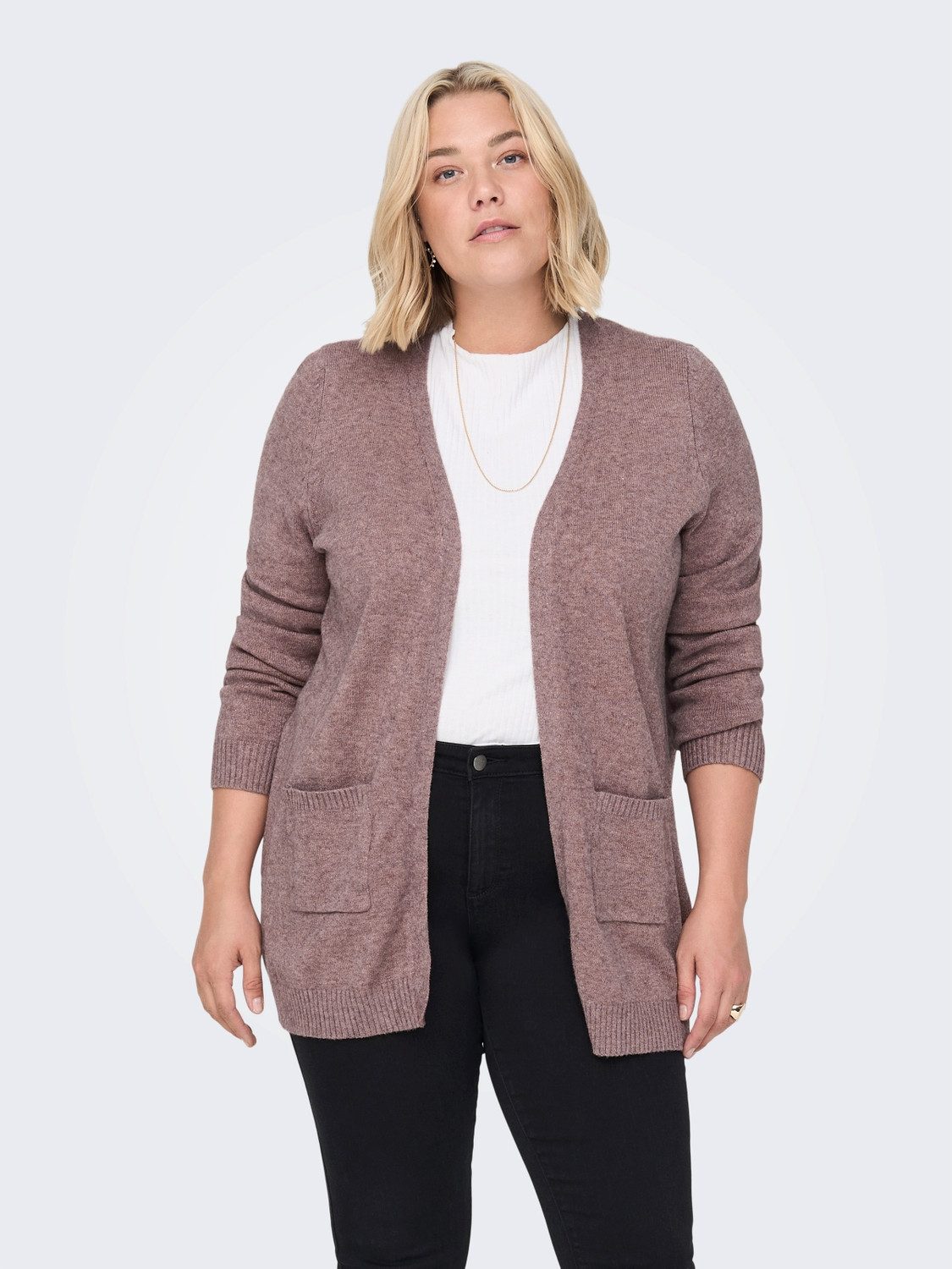 ONLY CARMAKOMA Strickjacke CARESLY L/S OPEN CARDIGAN NOOS KNT günstig online kaufen