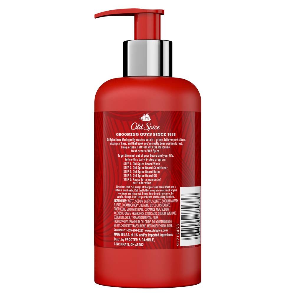Old Spice Bartshampoo Old Spice, Bartreinigung & Pflege Bartschaum, gepflegter Bart ohne Juckreiz
