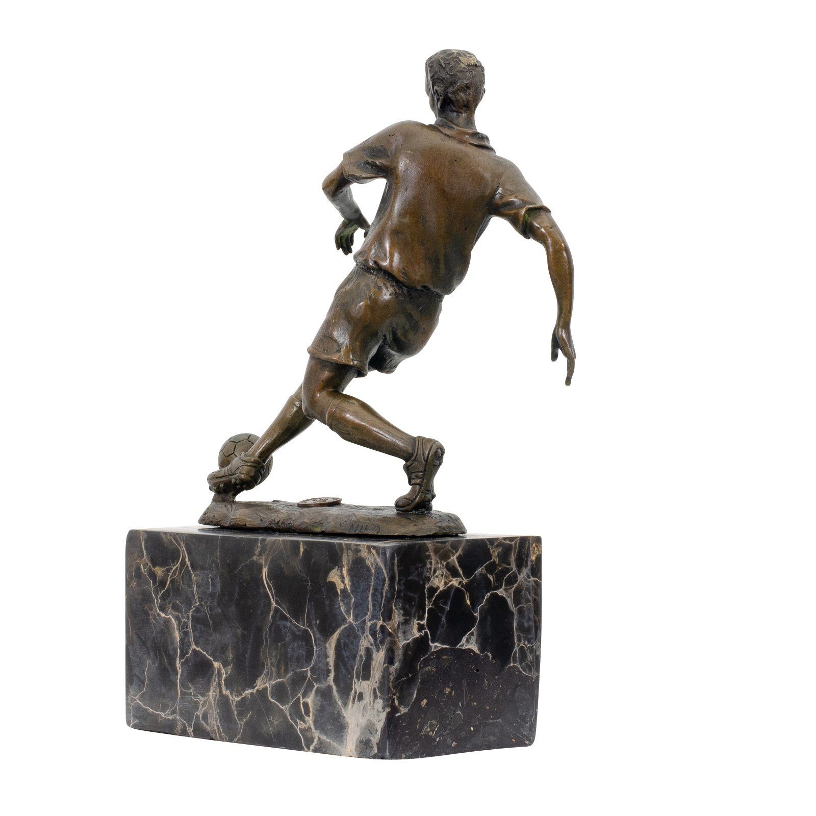 Aubaho Skulptur Sta Bronze Skulptur Trophäe Bronzeskulptur Verein Pokal Figur Fussball