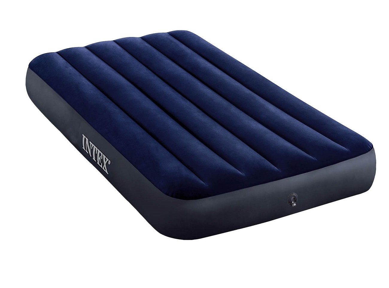 Intex Luftbett Reisebett, (Fiber-Tech Technology), Luftbett, Gästebett für 2 Person, Luftmatratze, Reisematratze
