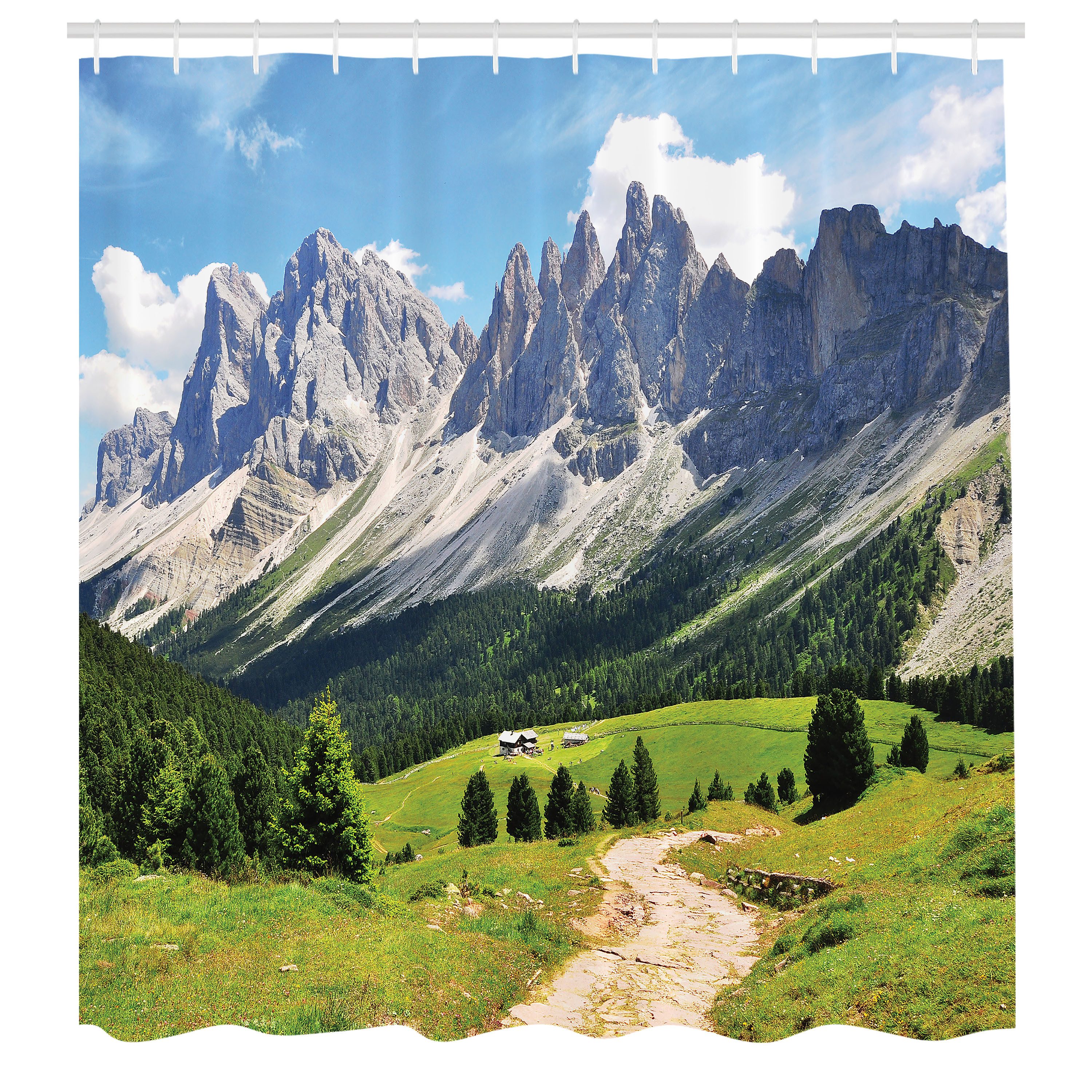 Abakuhaus Duschvorhang Moderner Digitaldruck mit 12 Haken auf Stoff Wasser günstig online kaufen