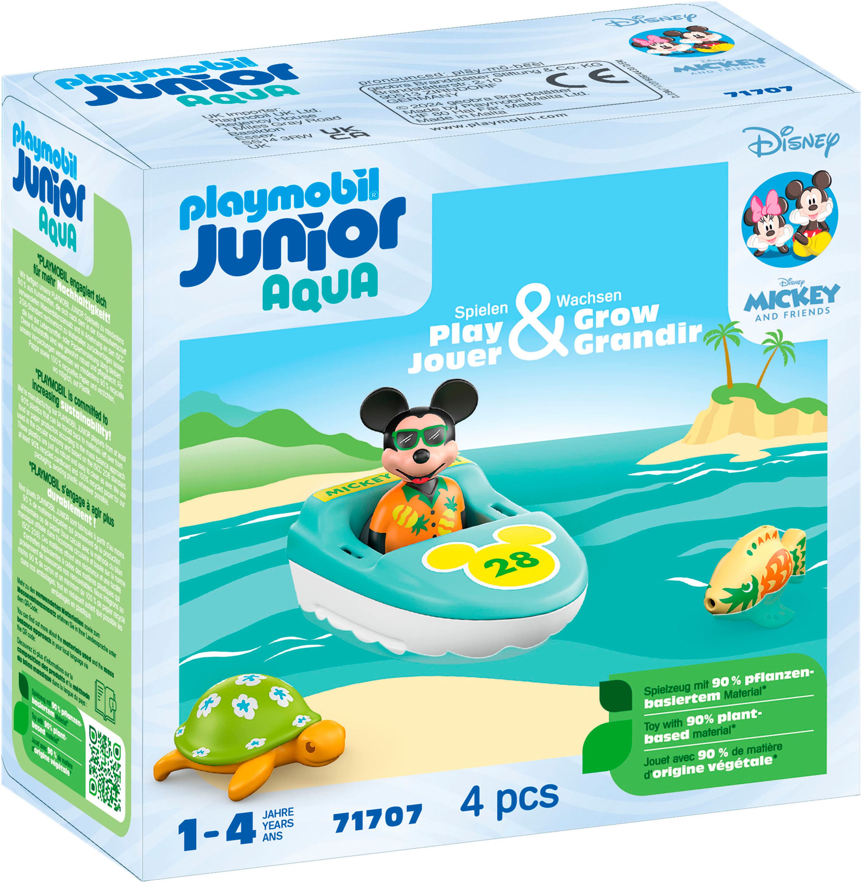 Playmobil® Mickys Bootstour (71707), JUNIOR & Disney Konstruktions-Spielset günstig online kaufen