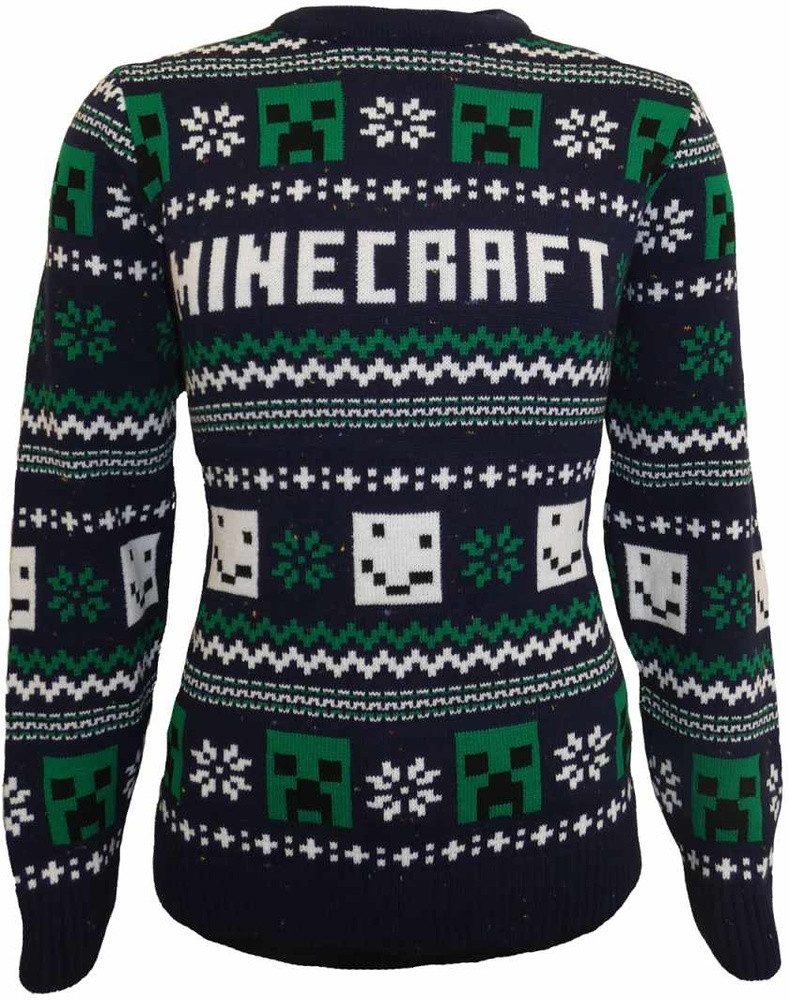 Minecraft Rundhalspullover Pattern Jumper