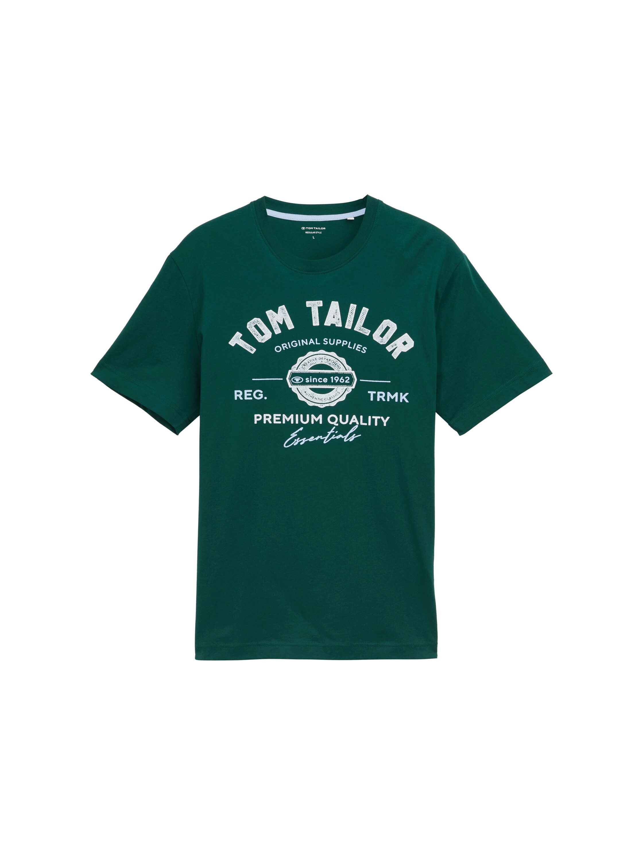 TOM TAILOR T-Shirt mit großem Logofrontprint günstig online kaufen