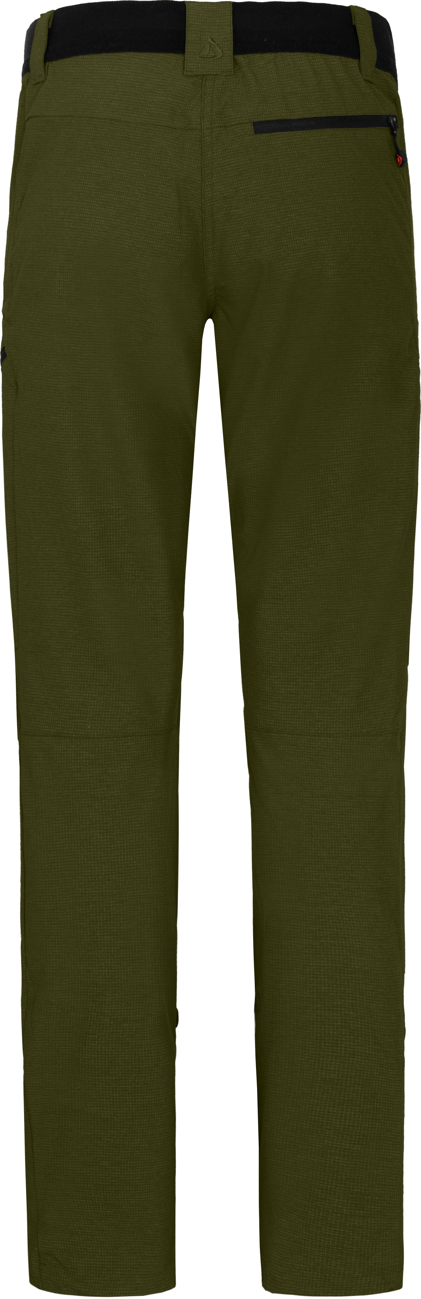 Bergson Outdoorhose PORI Damen Wanderhose, robust, elastisch, Normalgrößen, dunkel grün