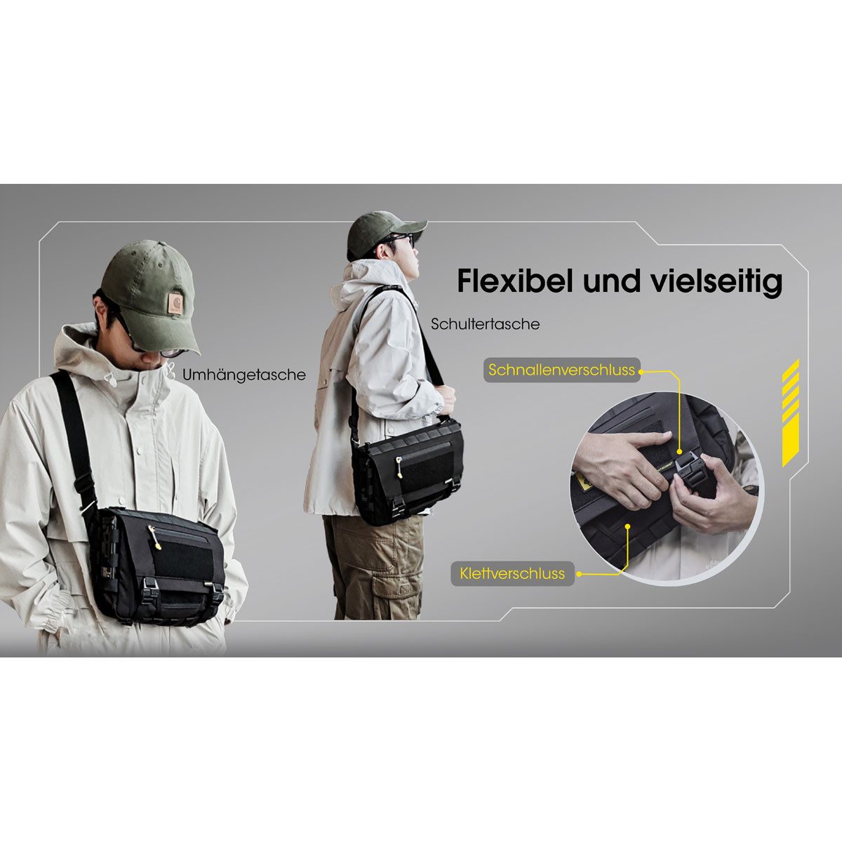 Nitecore Tragetasche SLB06 7 Liter - EDC-Slingbag