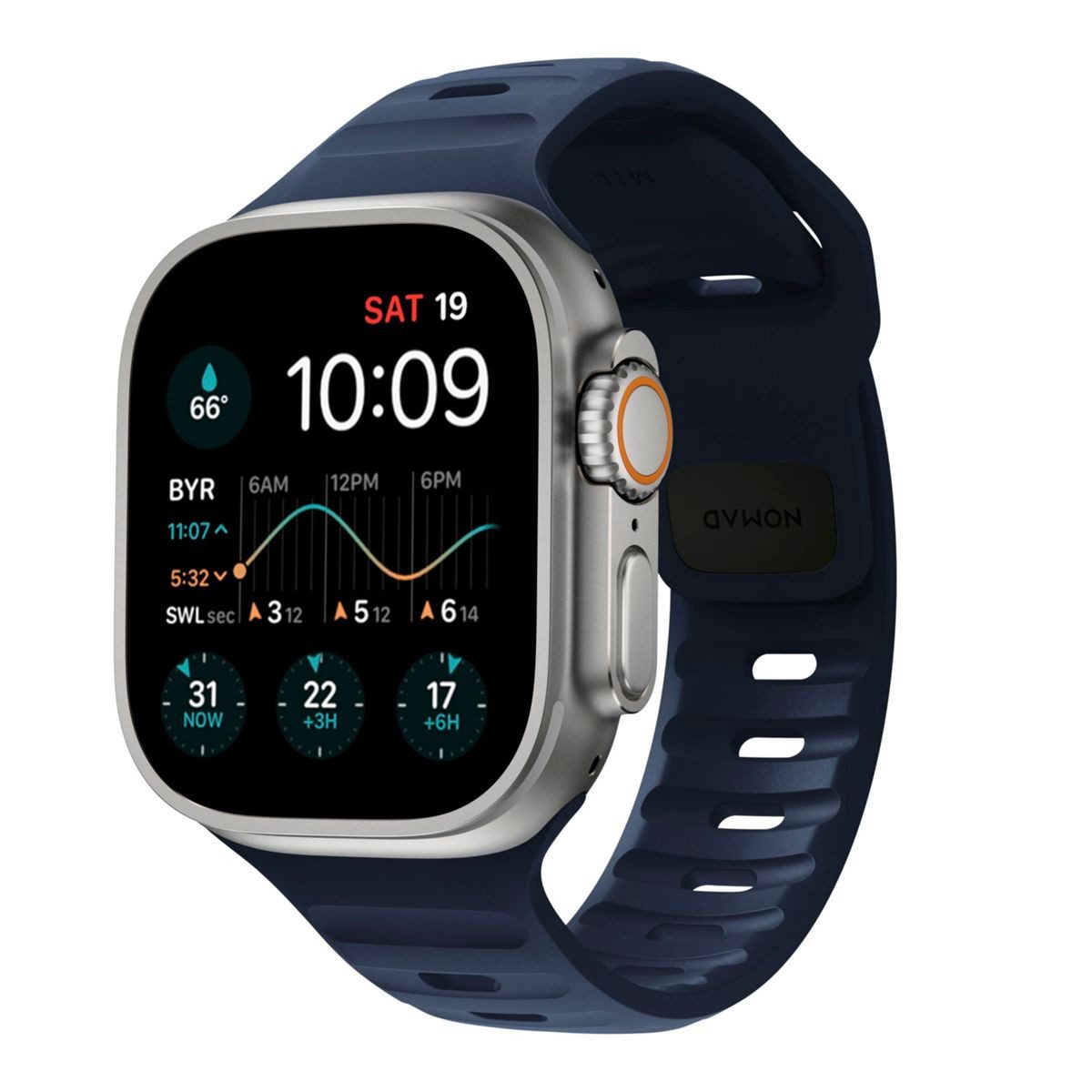 Nomad Smartwatch-Armband Sport Band 42/44/45/49mm Atlantic Blue günstig online kaufen