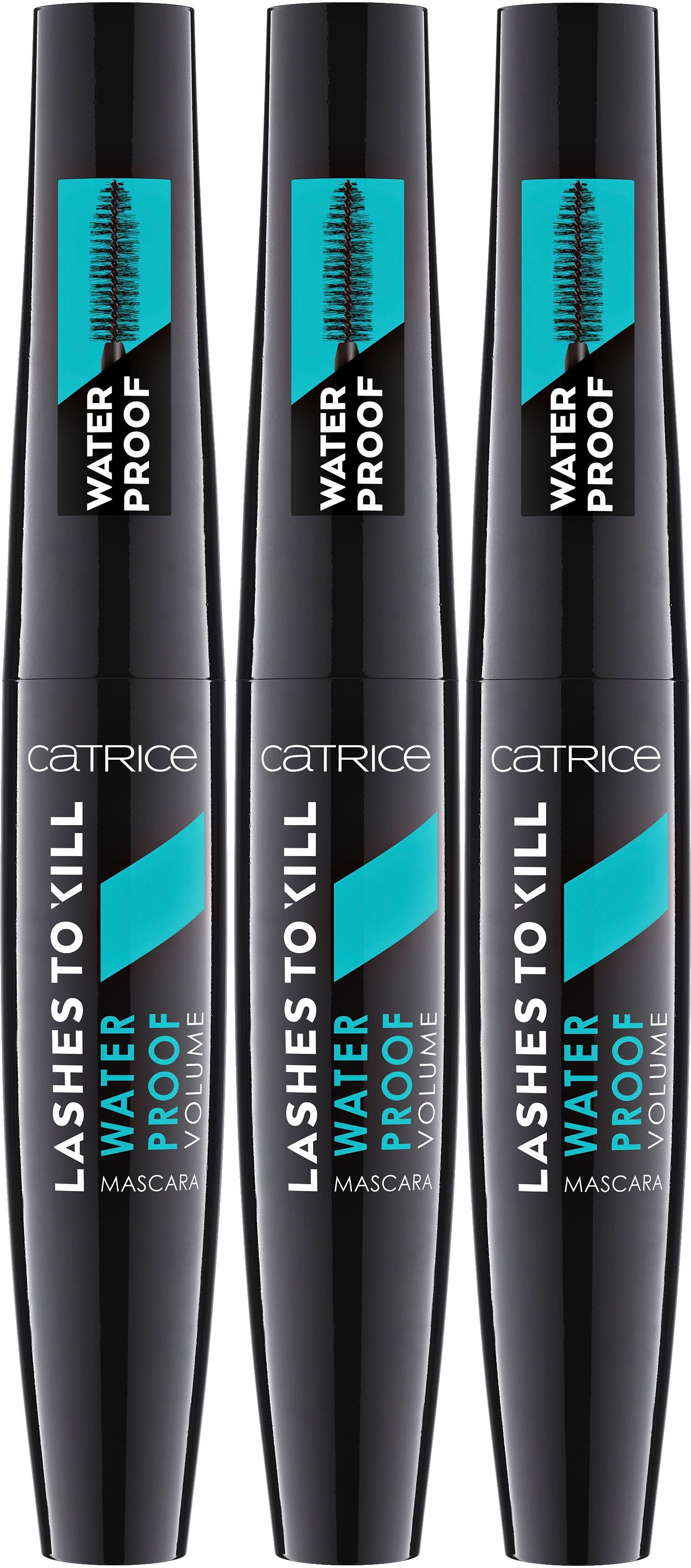 Volume Mascara Mascara Waterproof 3-tlg. Catrice To Kill 010, Lashes