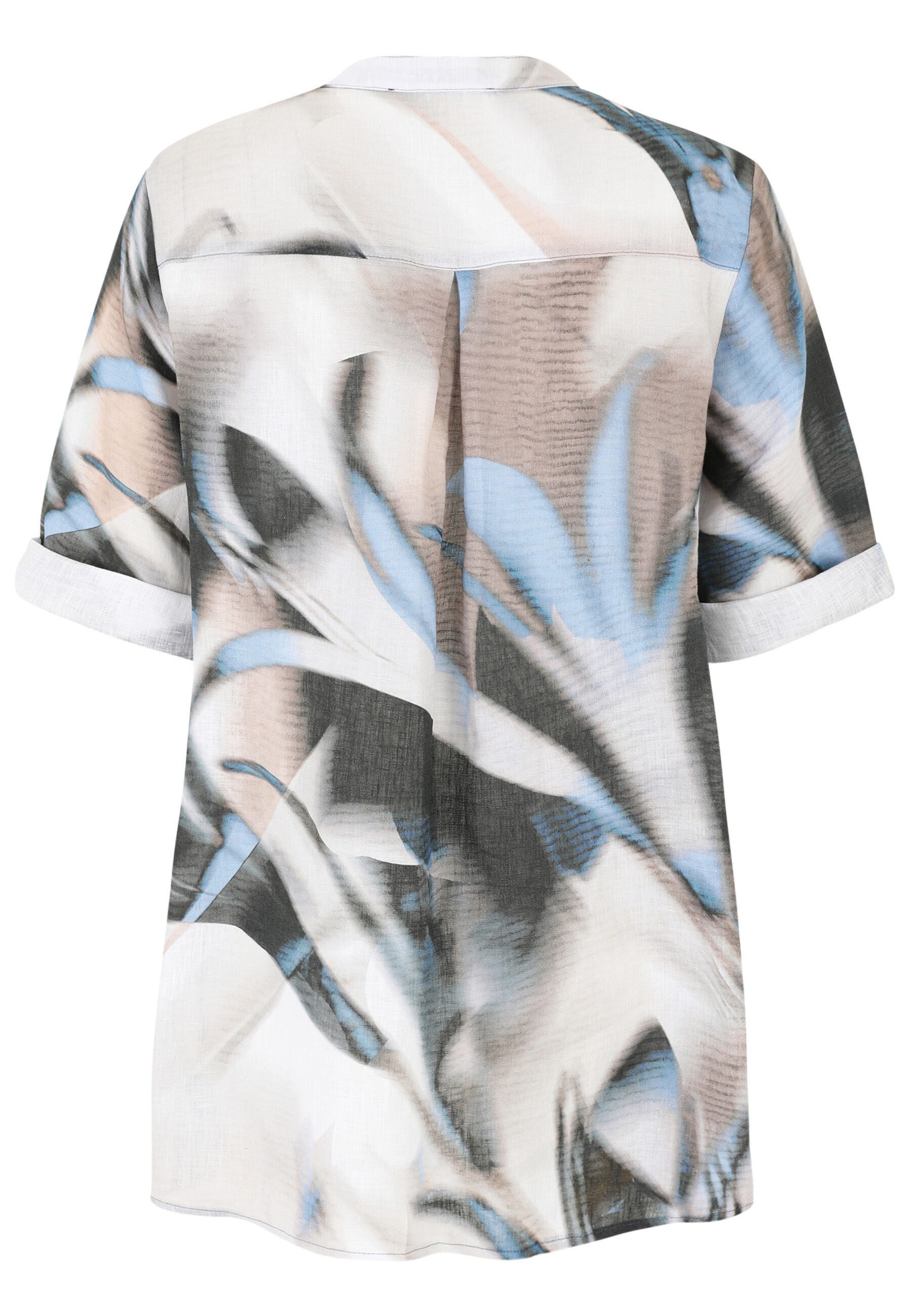 Doris Streich Klassische Bluse mit floralem Print
