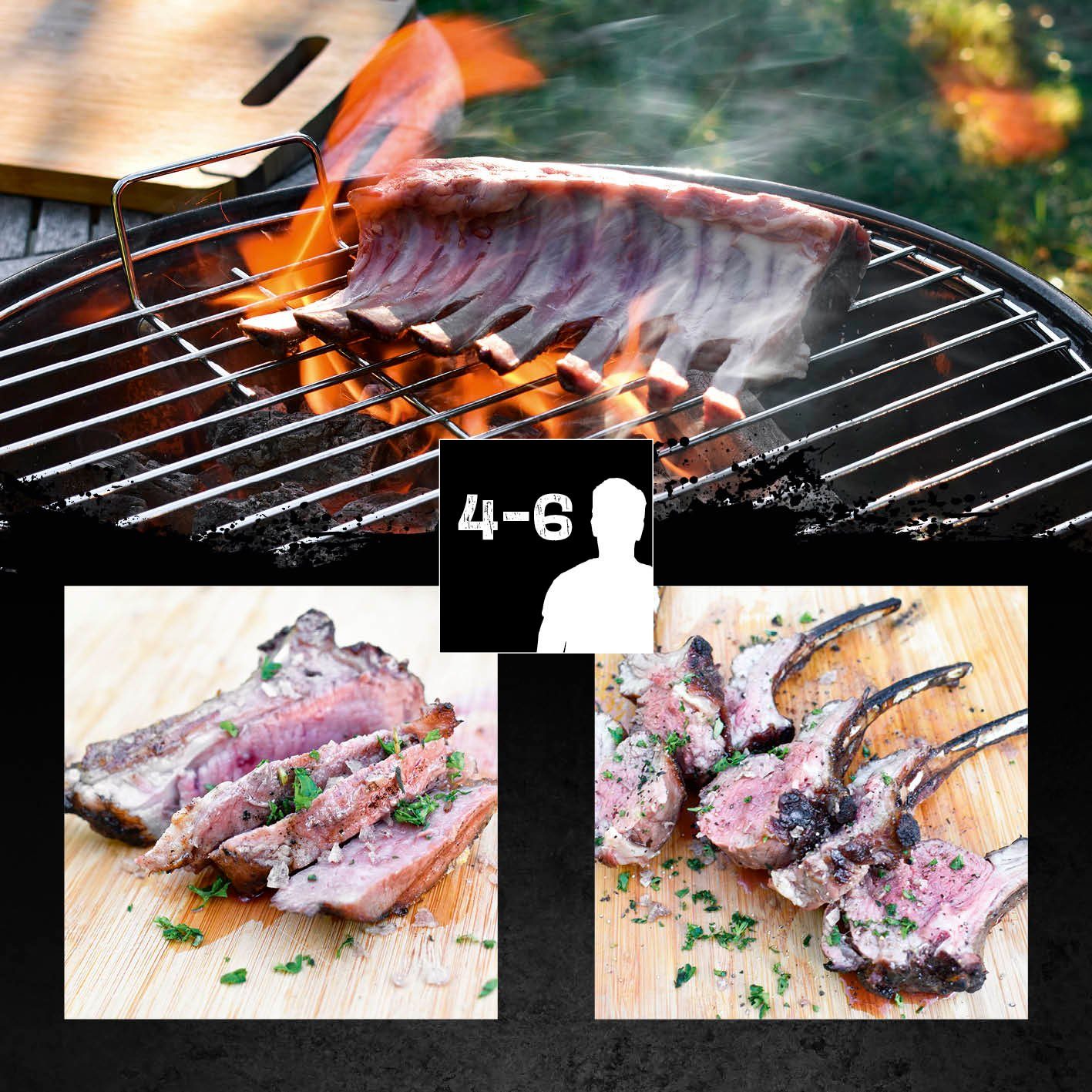 LANDMANN Holzkohlegrill Kugelgrill 72,5cm Grillfläche ca. Ø 41 cm