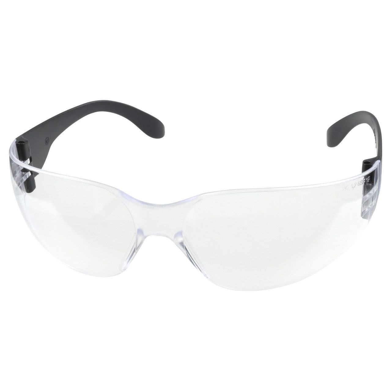 Arbeitsschutzbrille Wolfcraft Schutzbrille Mini transparent/schwarz