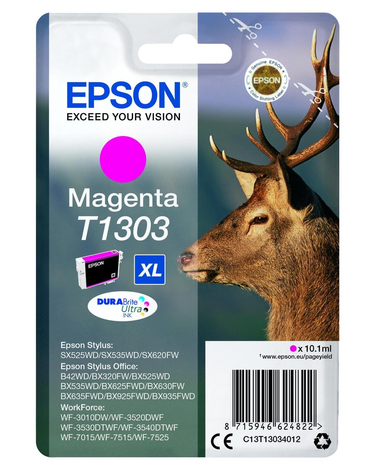 Epson Epson T1303 Hirsch Druckerpatrone magenta Tintenpatrone