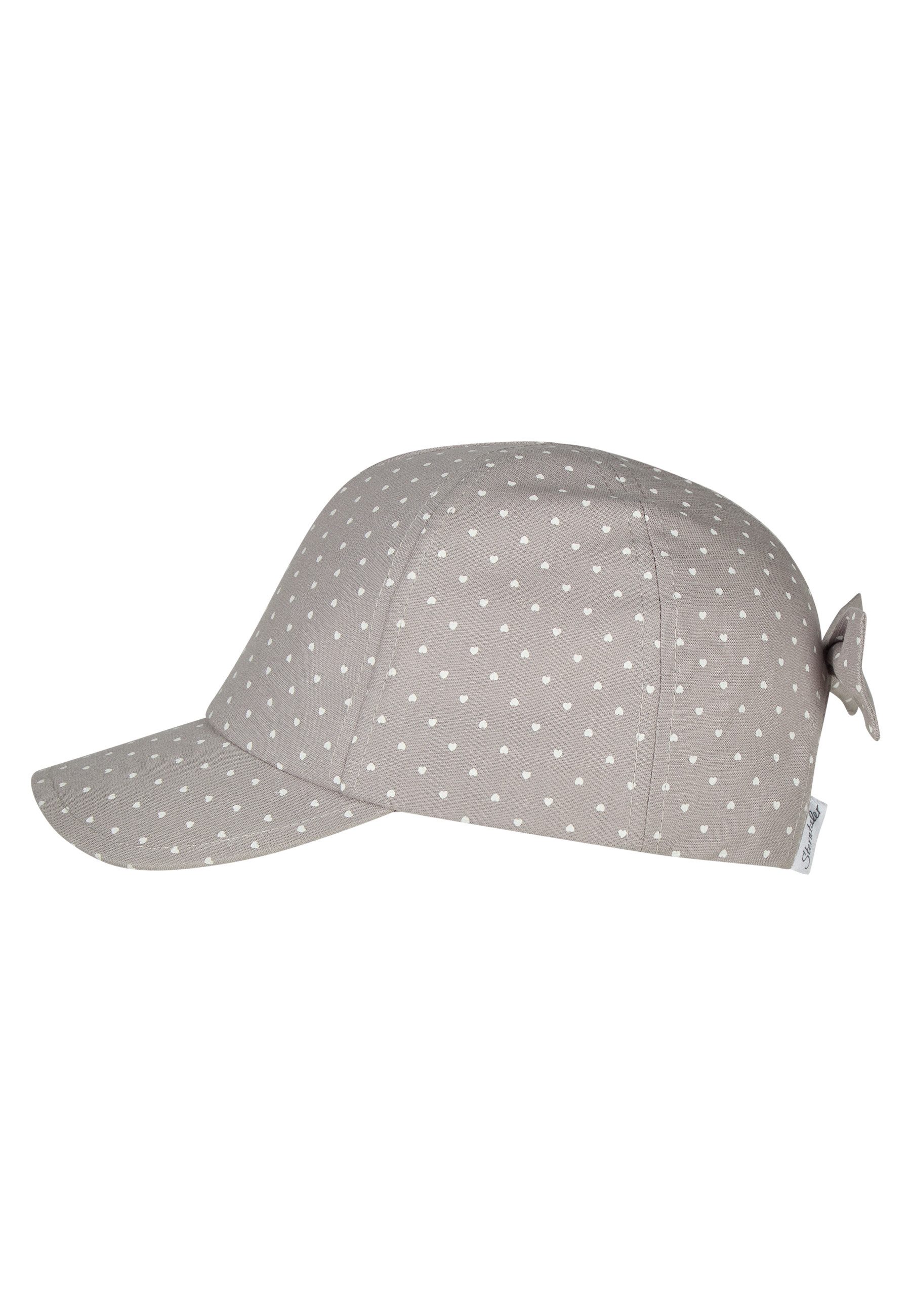 Sterntaler® Baseball Cap Basecap Herzchen (1-St) Baumwoll-Basecap mit Herzchenprint und Metallschließe zur Regulierung