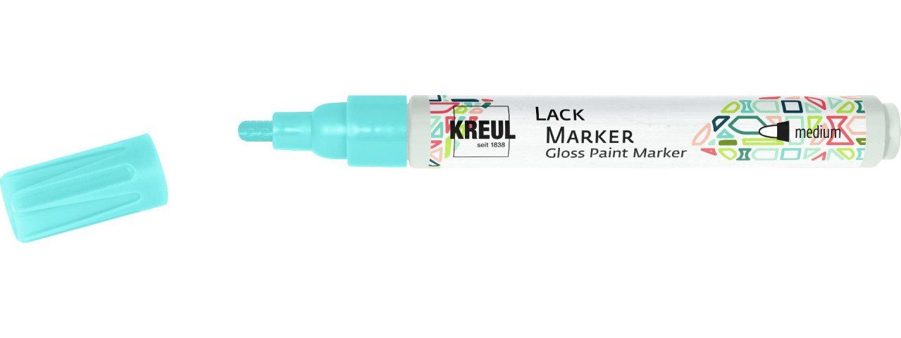 Kreul Künstlerstift Kreul Lack Marker medium hellblau, 2-4 mm