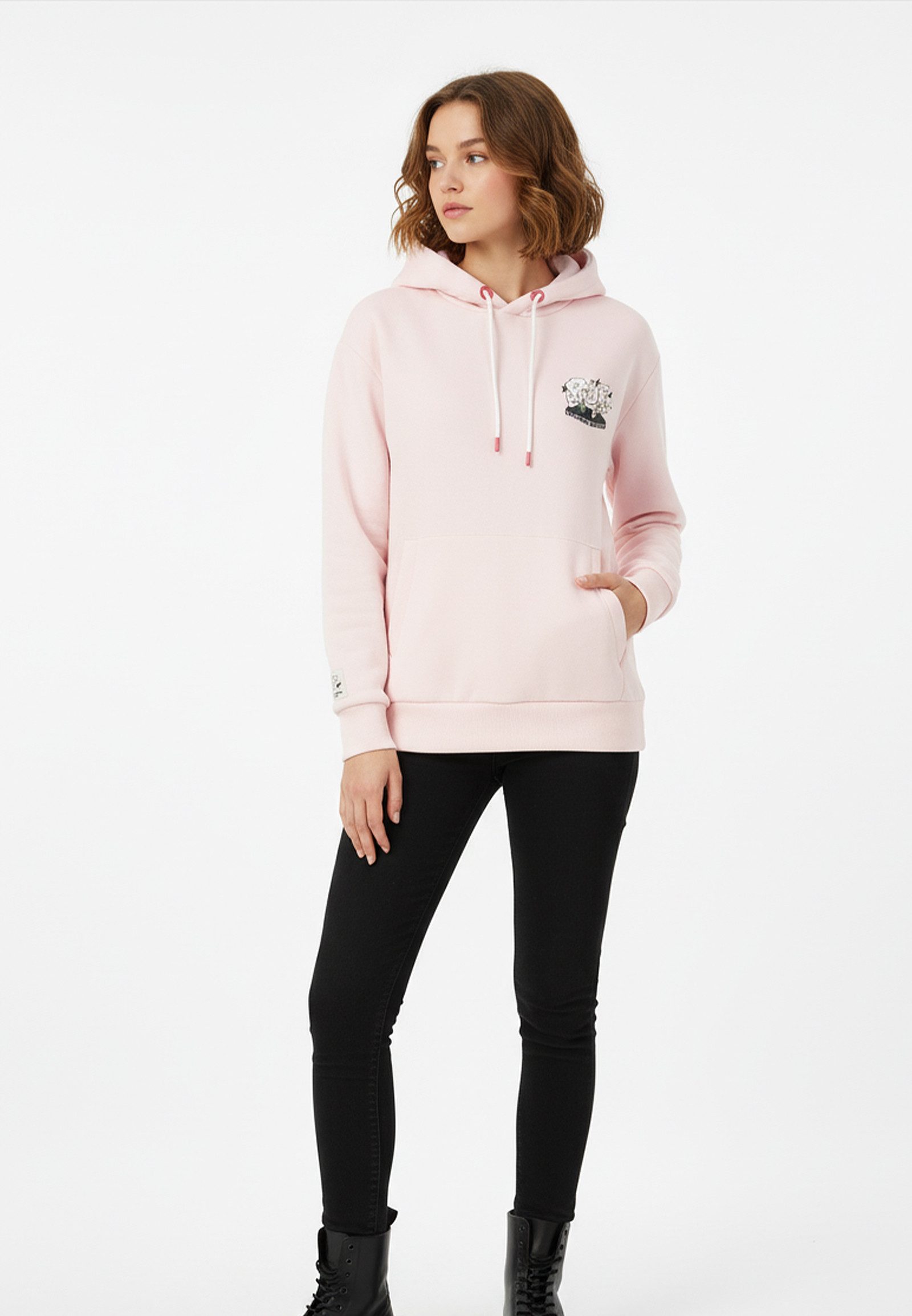 SUBLEVEL Hoodie Moderner Print Warm mit Kapuze (1-tlg) D10600BI02420-Hoodie