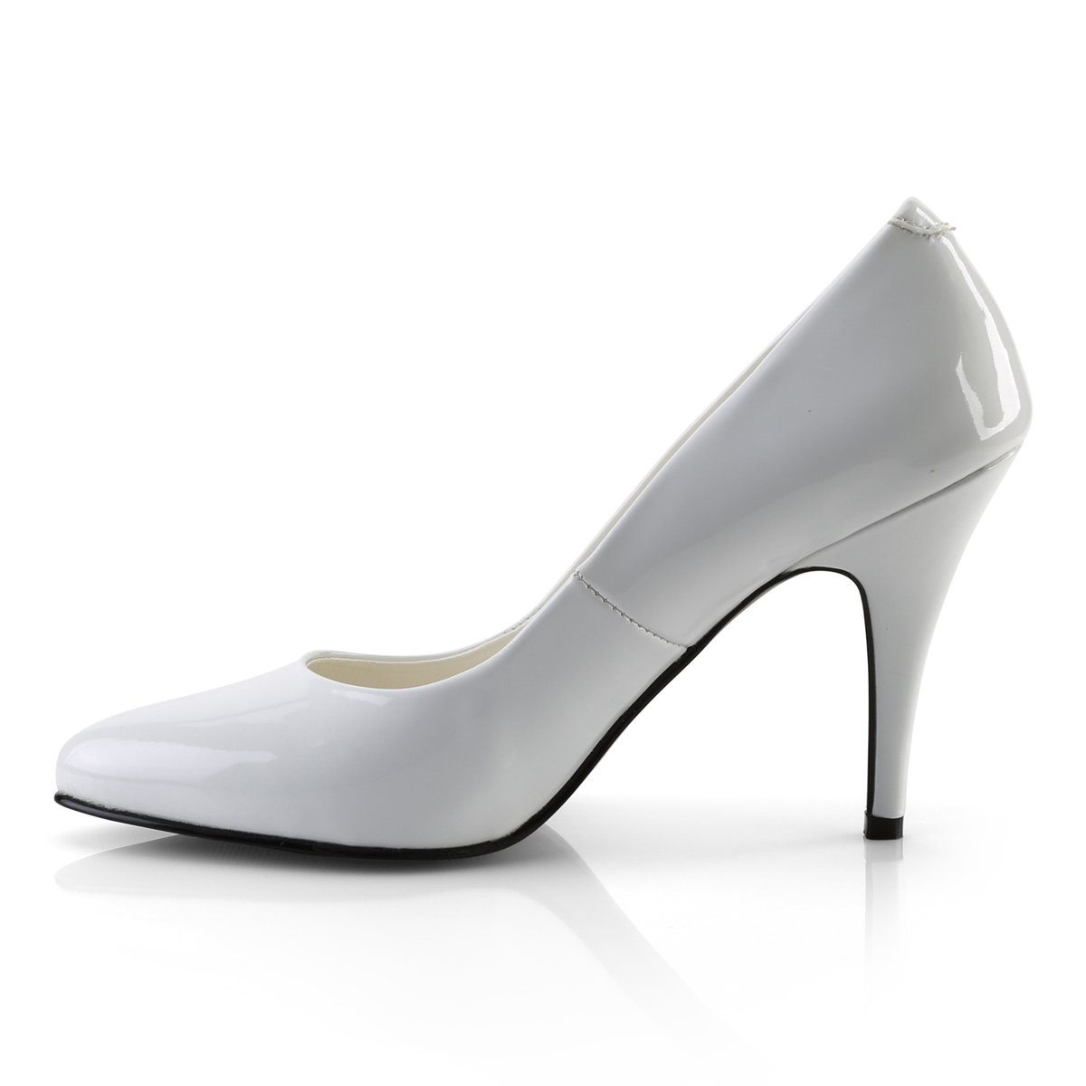 Weiß VANITY-420 Pumps - Lack Pleaser High-Heel-Pumps