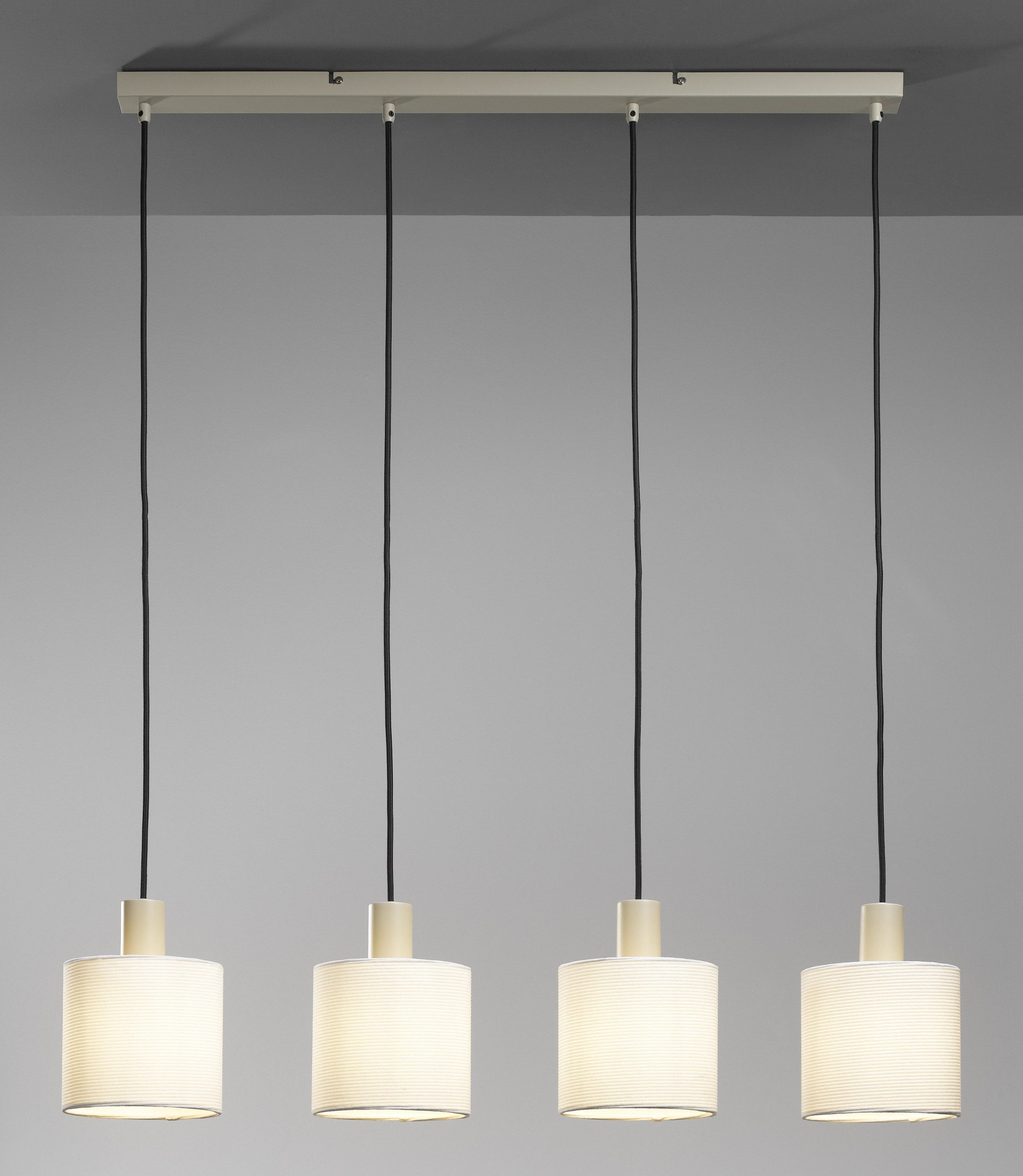 Sansibar Sylt Pendelleuchte Pendelleuchte SANSIBAR JORDSAND BHT 88x150x16 cm beige Hängelampe, Warmweiß