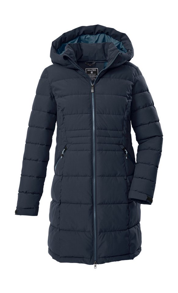Killtec Steppmantel KOW 11 WMN QLTD PRK Wasserabweisender Parka mit verstellbarer Kapuze und Kinnschutz