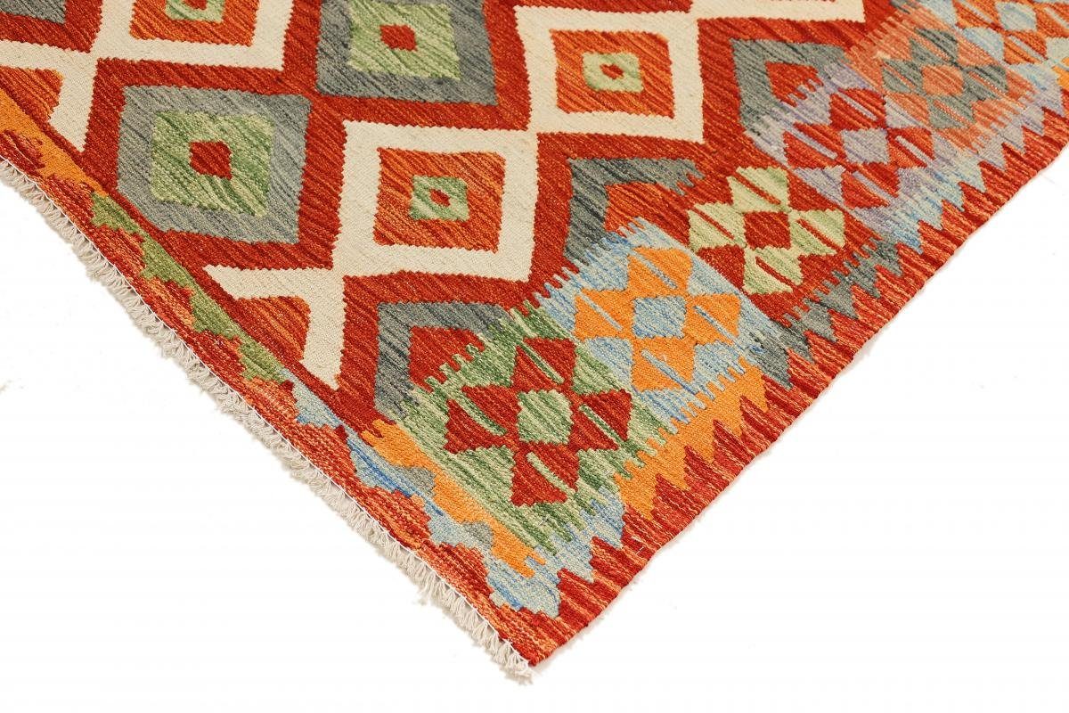 Orientteppich, mm Handgewebter rechteckig, Kelim Afghan 3 Nain 128x184 Höhe: Orientteppich Trading,