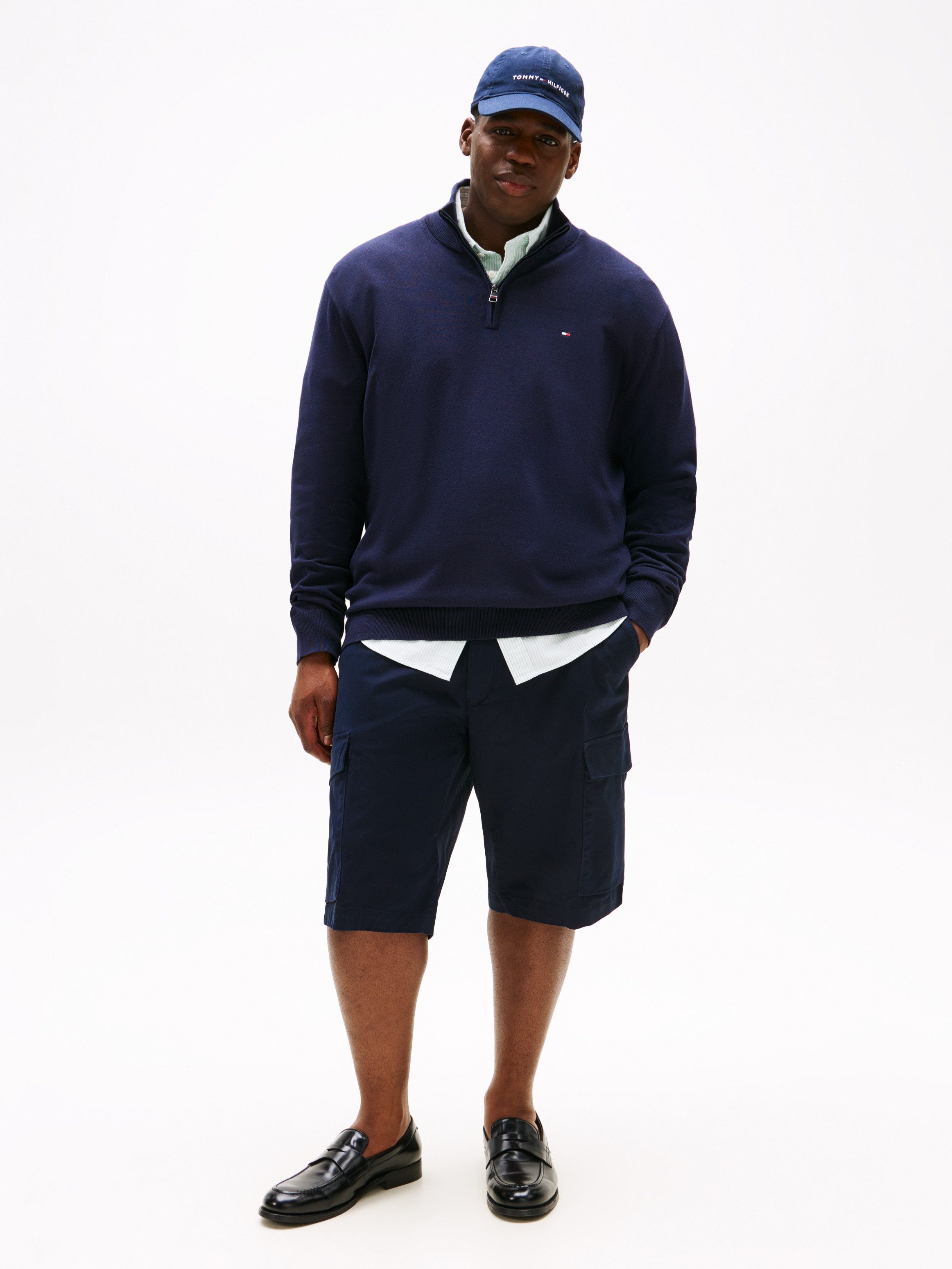 Tommy Hilfiger Big & Tall Stehkragenpullover günstig online kaufen