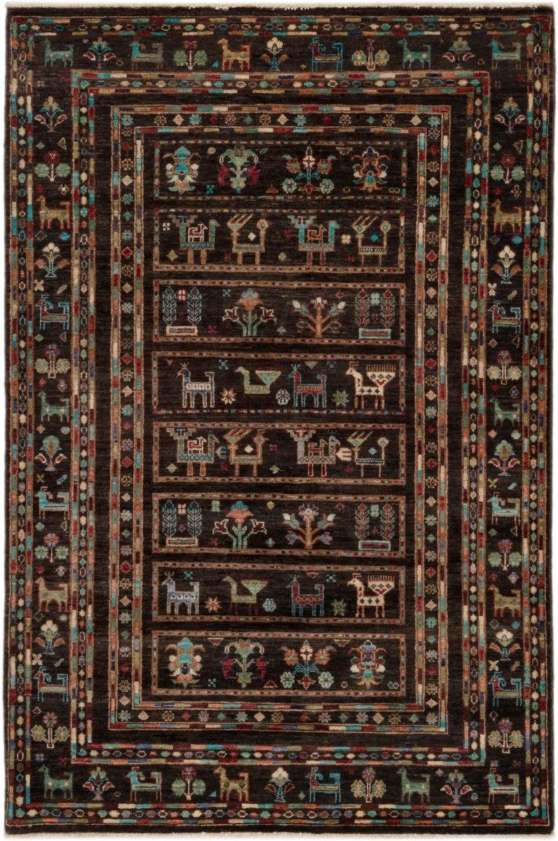 Orientteppich Arijana Shaal 128x189 Handgeknüpfter Orientteppich, Nain Trading, rechteckig, Höhe: 5 mm
