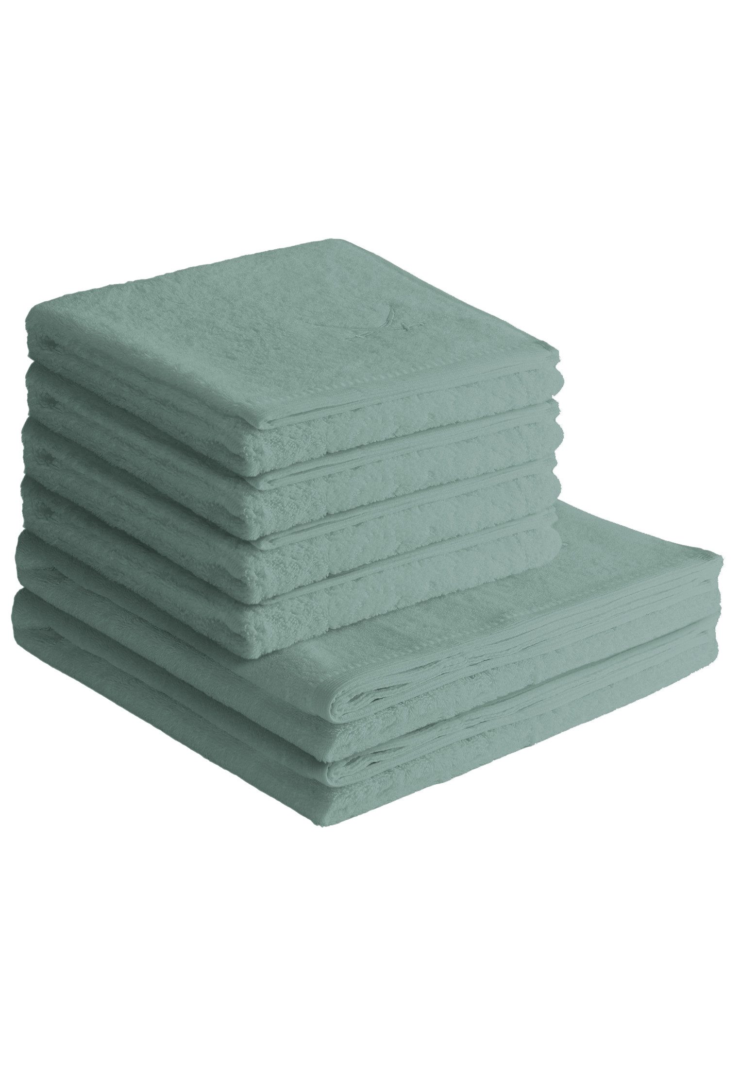 Sansibar Sylt Handtuch Set Classic 6-tlg, 100% Baumwolle, extra flauschig & saugstark, (6-St), pflegeleicht, trocknergeeignet, edle Stickerei, maritimes Design