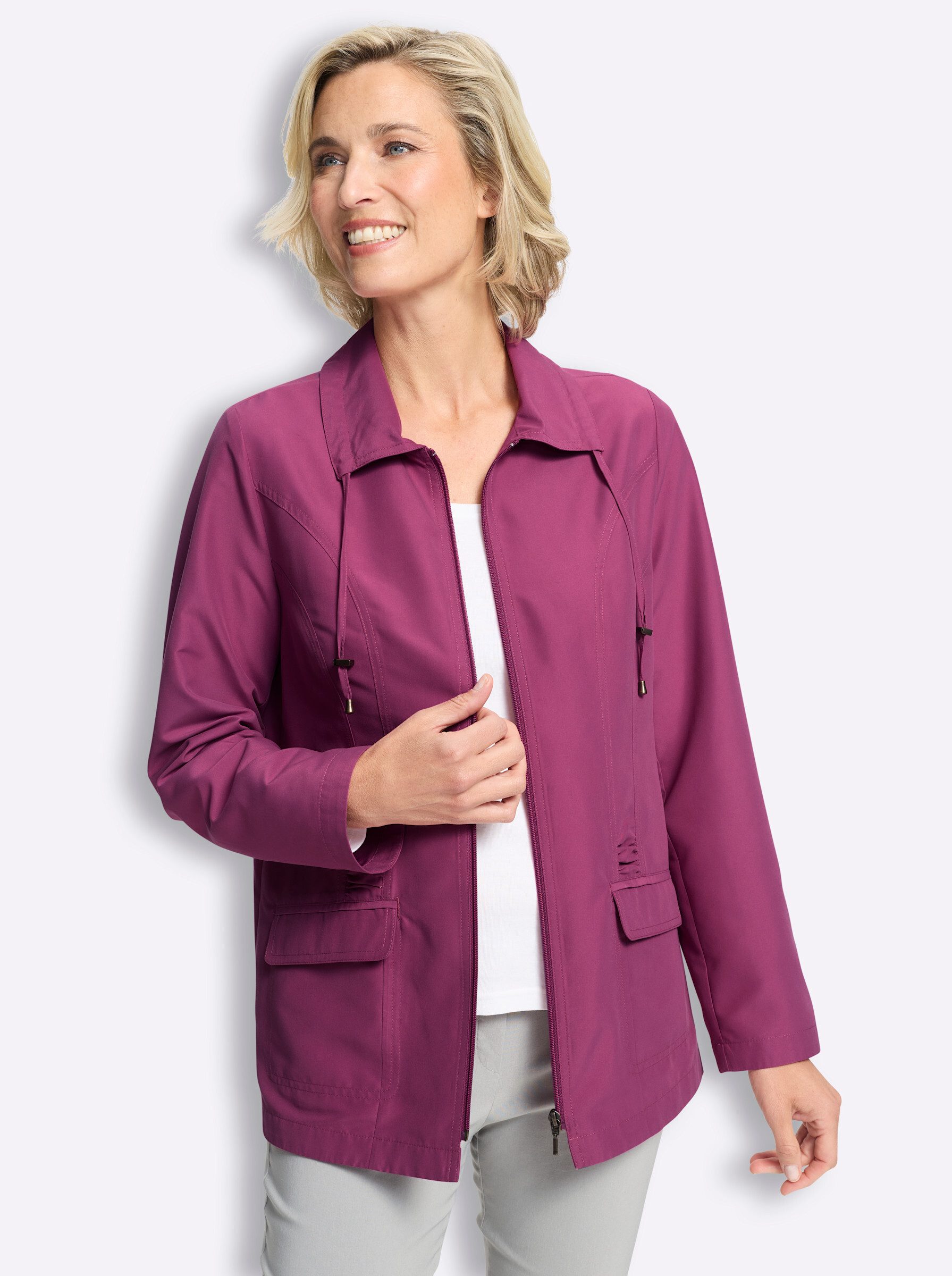 Sieh an! Allwetterjacke Jacke Langarm