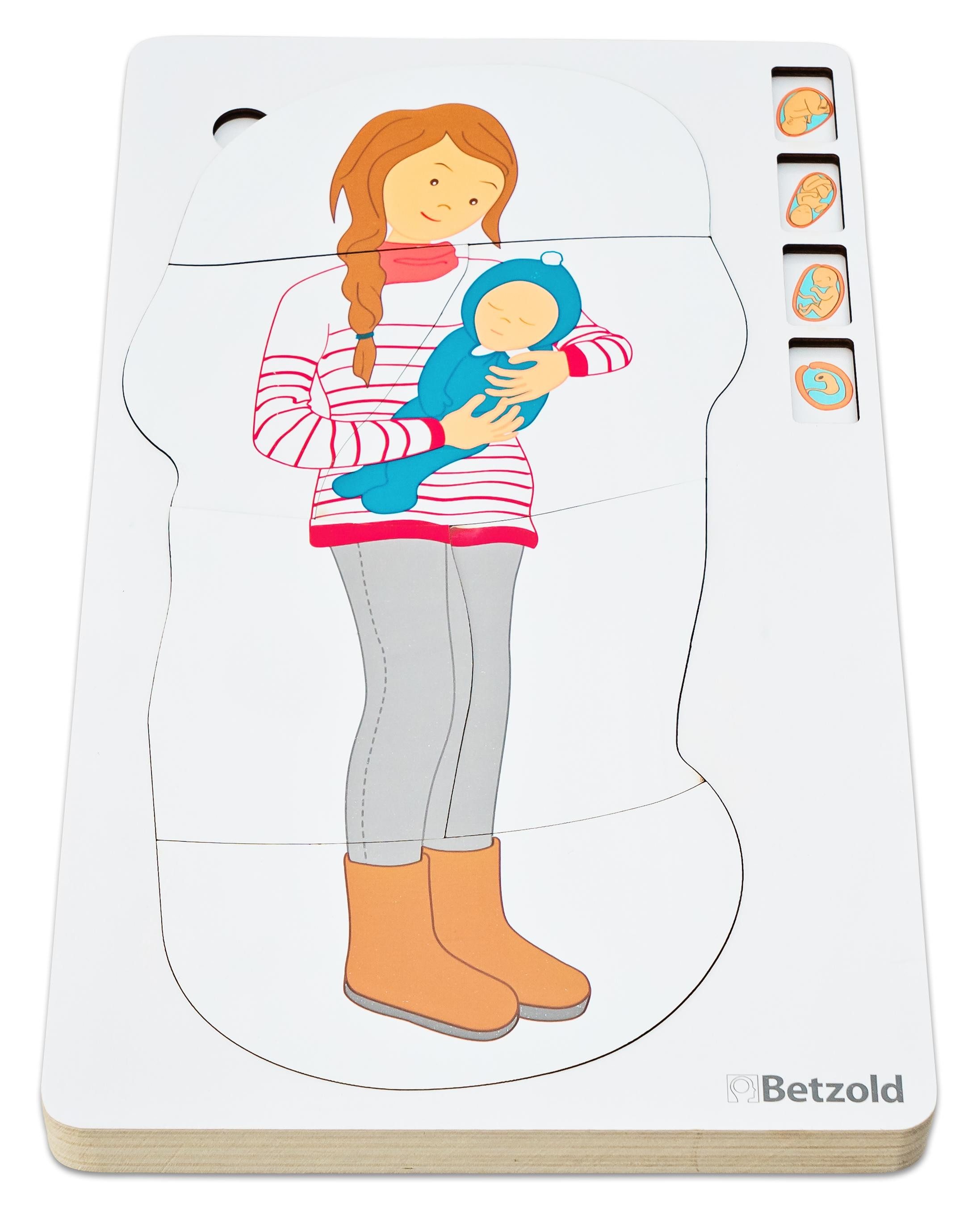 Betzold Puzzle Lagenpuzzle „Schwangerschaft", Puzzleteile