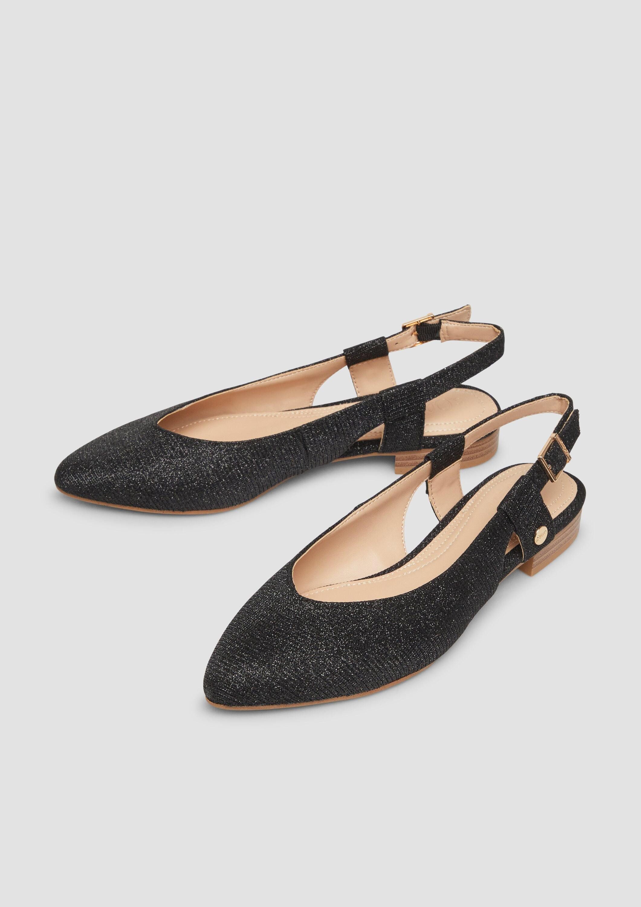 s.Oliver Ballerinas Ballerina Slingback-Ballerinas mit Dornschließe