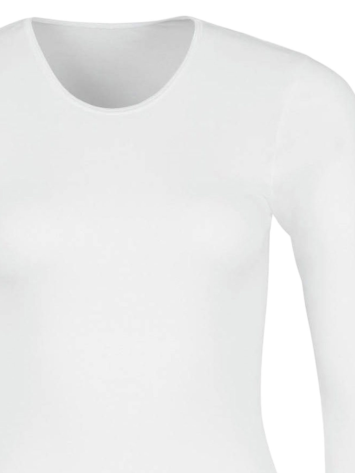 Schöller Unterhemd 3er Pack Damen langarm Unterhemd Baumwolle (Packung, 3-St) -