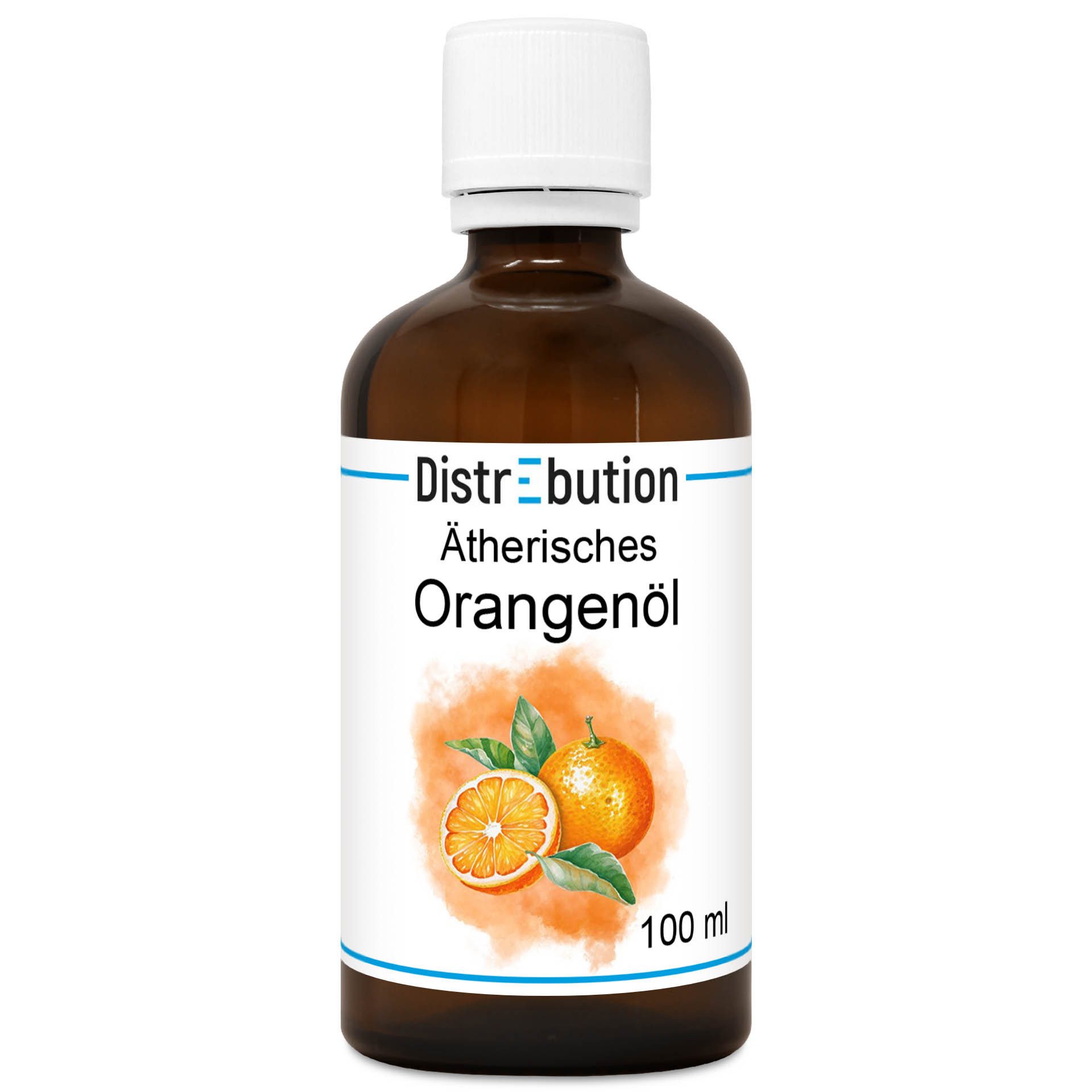DistrEbution Duftöl Ätherisches Öl, Orangenöl, 100% Naturrein, Für Kerzen und Kosmetik