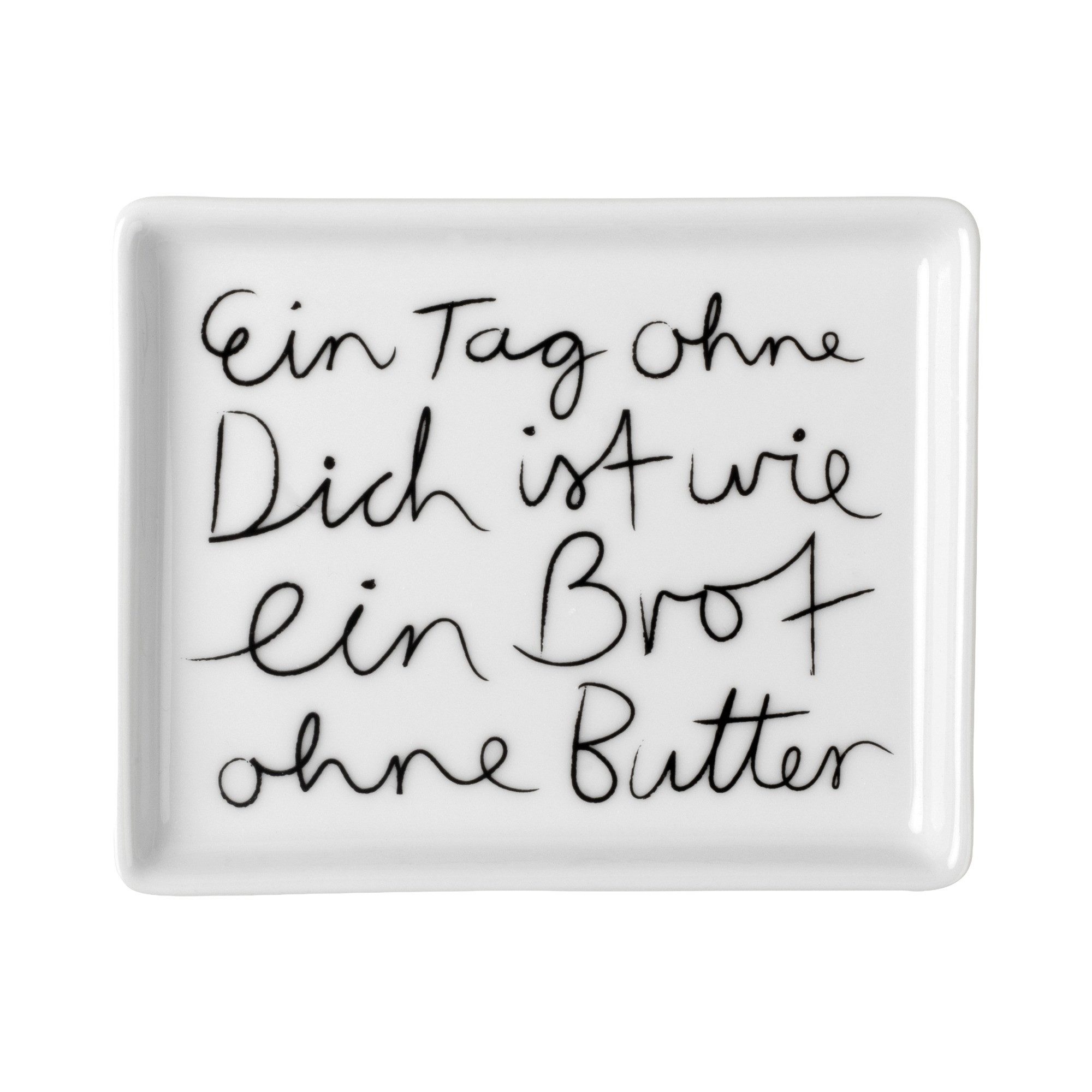 Räder Butterdose räder Mix & Match Kleine Butterdose Ein Tag ohne dich, Porzellan