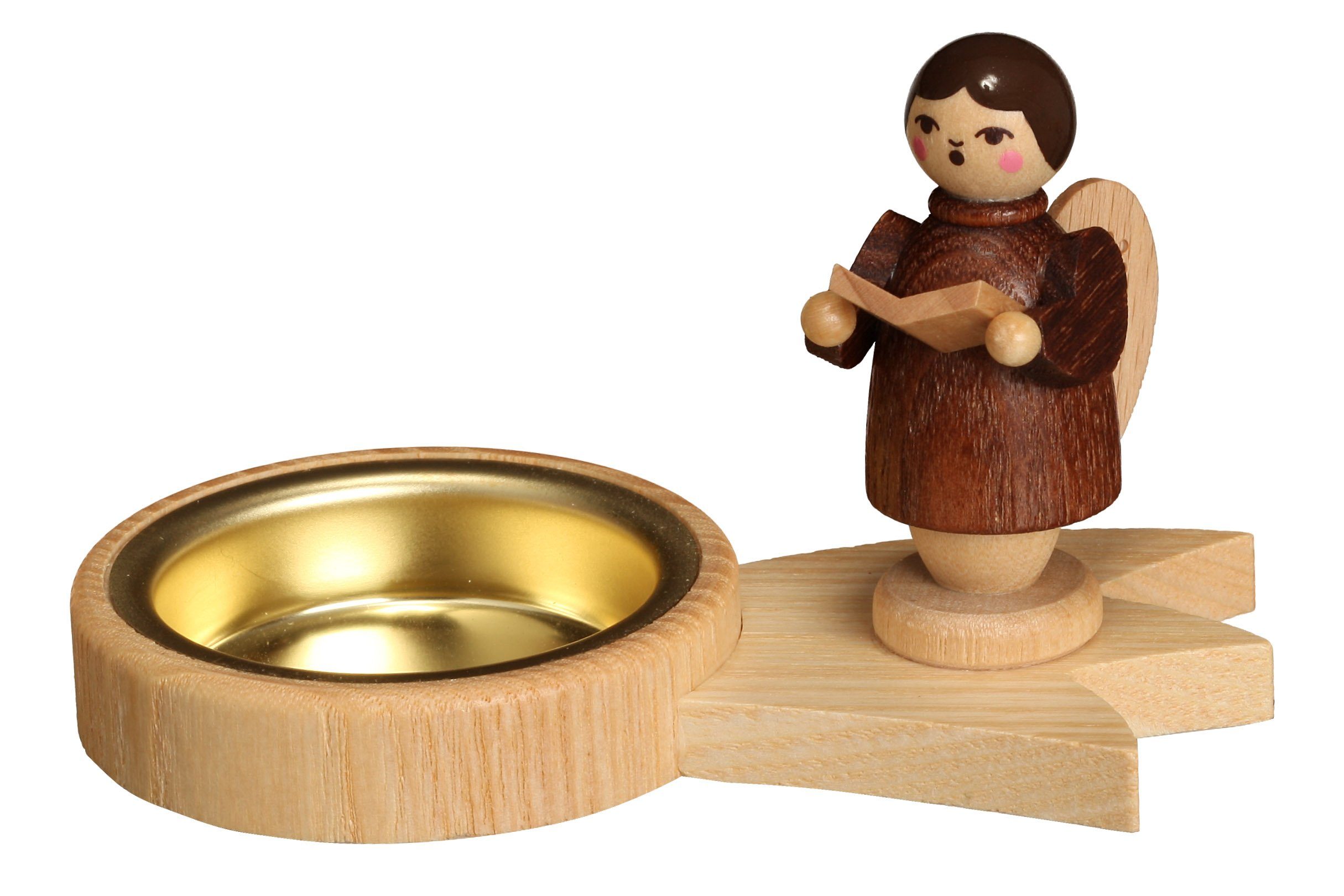 Volkskunstwerkstatt Unger Teelichthalter Teelichthalter Engel Sternschnuppe günstig online kaufen