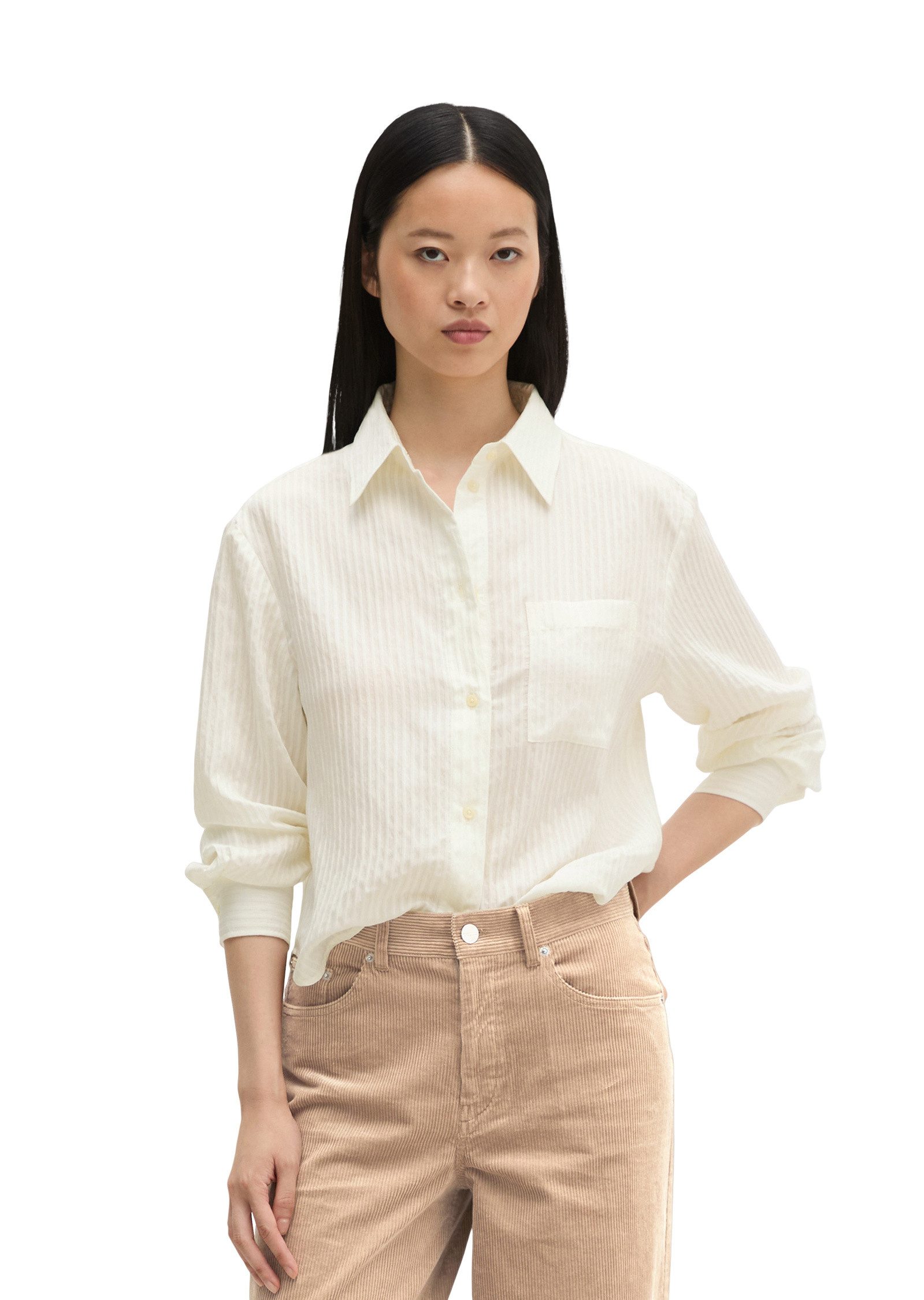 Marc O'Polo Langarmbluse aus TENCEL™ Modal-Mix