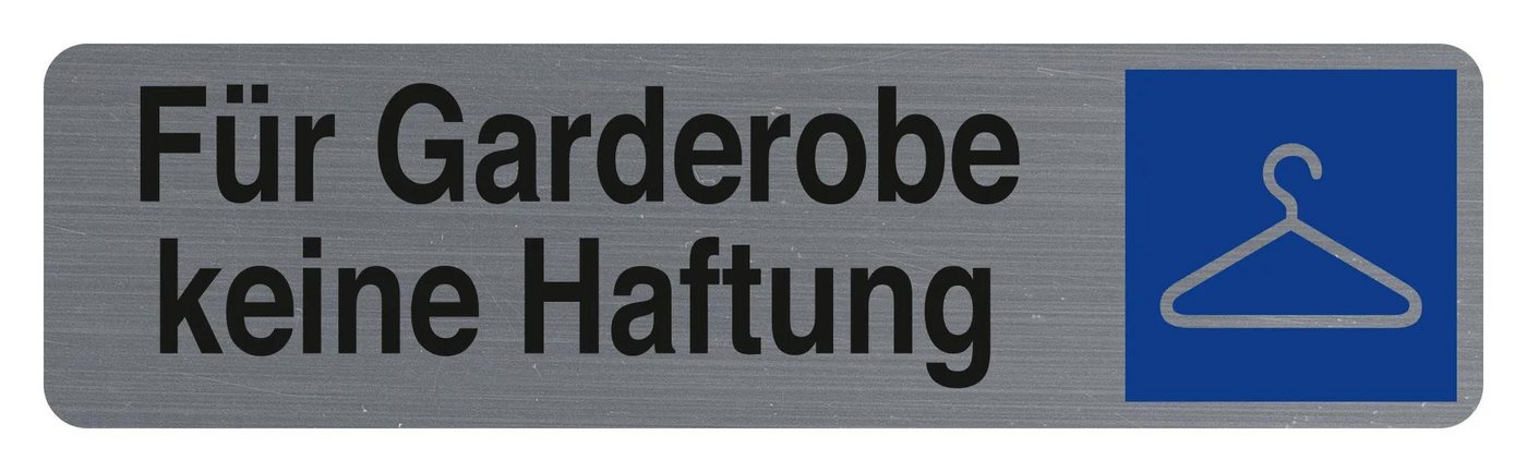 Thumbnail - EXACOMPTA Aufkleber Hinweisschild Für Garderobe, 16,5x4,4 cm - 67192B, Sockel