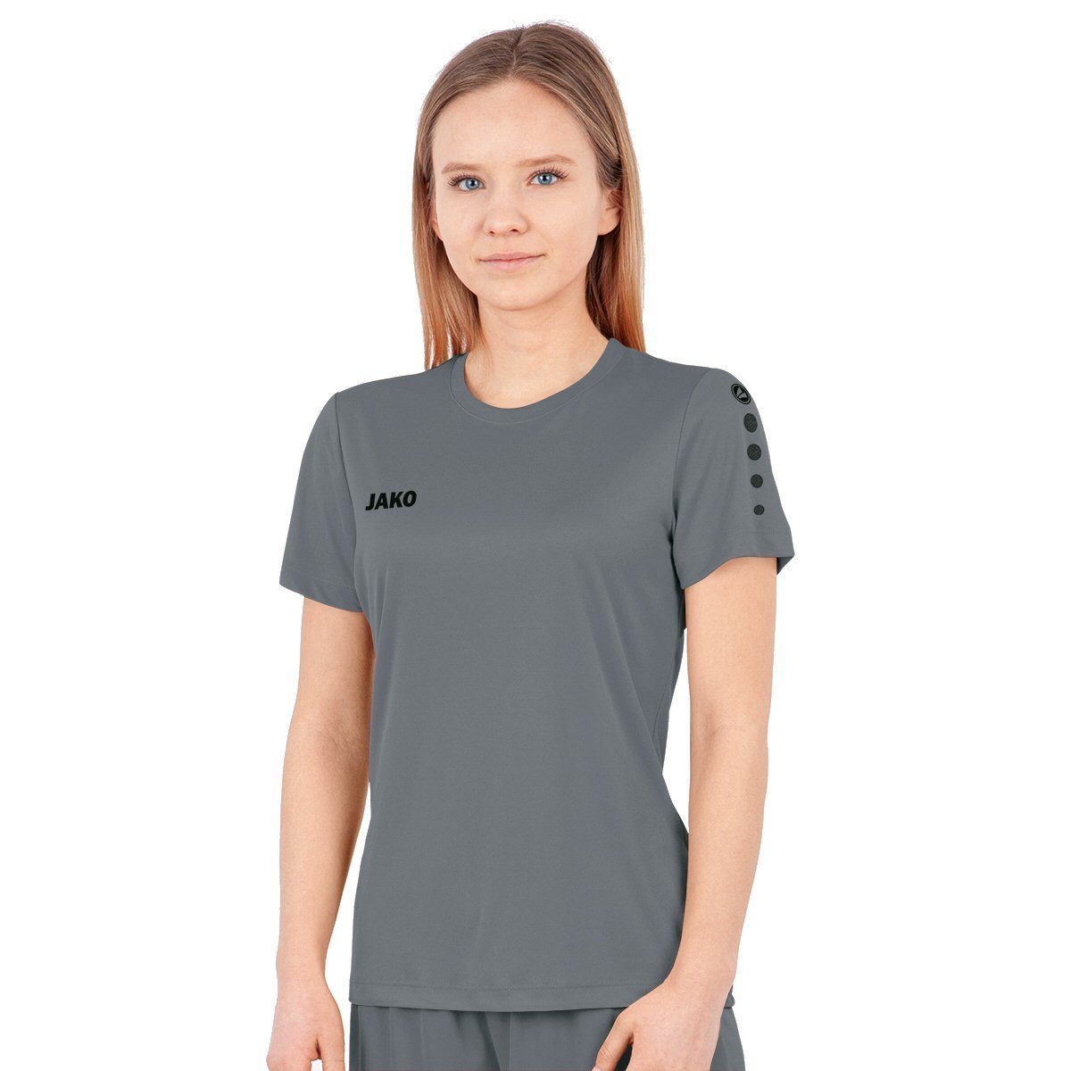 Jako T-Shirt Sport-Shirt Trikot Team Kurzarm (100% Polyester) dunkelgrau Damen