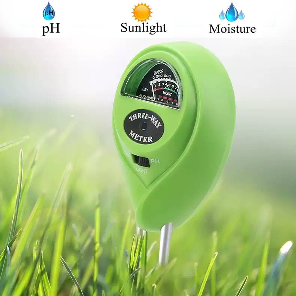 Bolwins Bodenfeuchtesensor L15C Boden Tester Kit Messgerät Pflanze Blumen PH Feuchtigkeit 3in1, (3-in-1 Bodenmessgerät Set, 1-tlg., 1× 3-in-1 Bodentestgerät), 3 – Bild 5 von 5