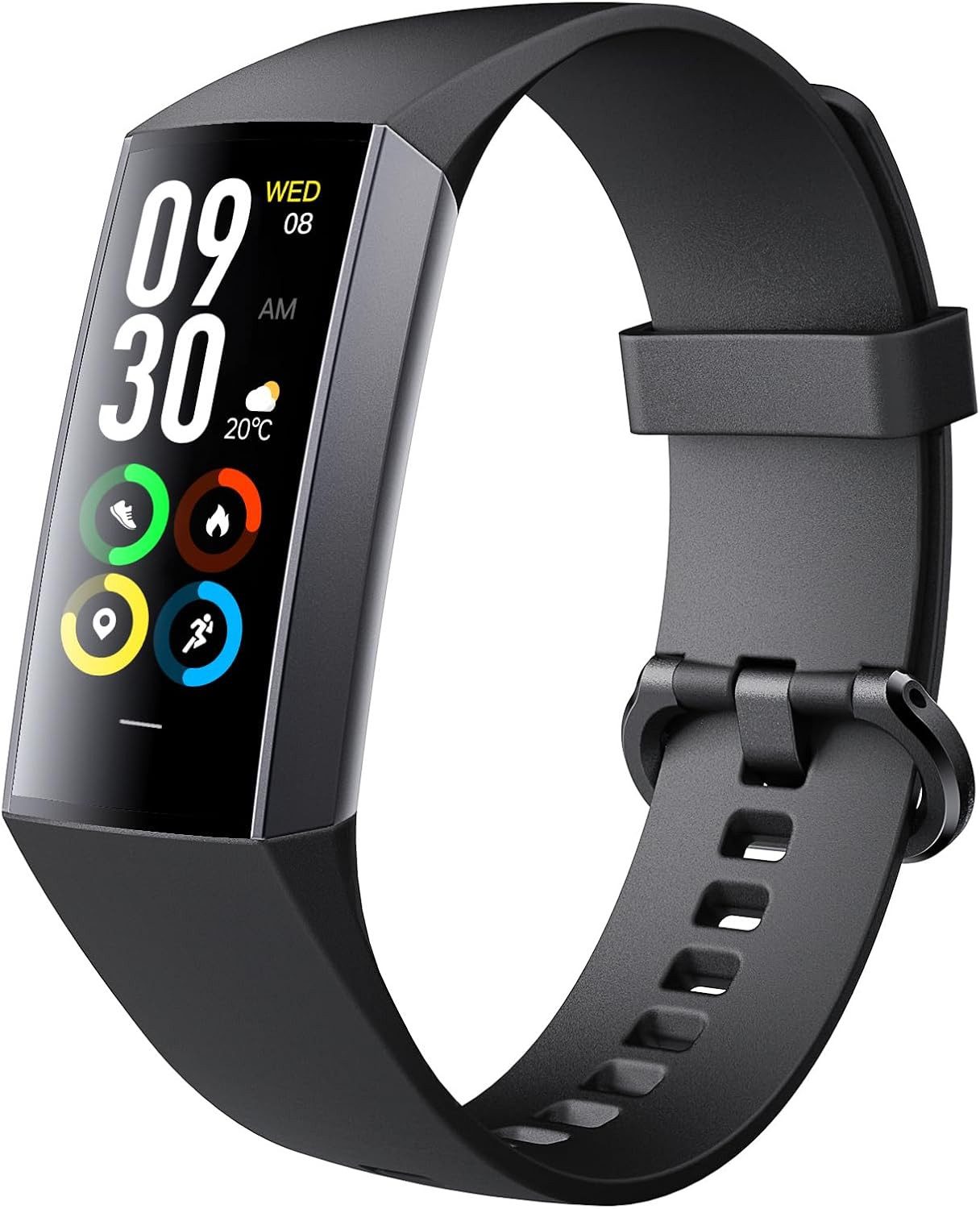 findtime Smartwatch (2,7 cm, android ios), Fitness Armband mit 1.1" AMOLED Display, 25 Sportmodi