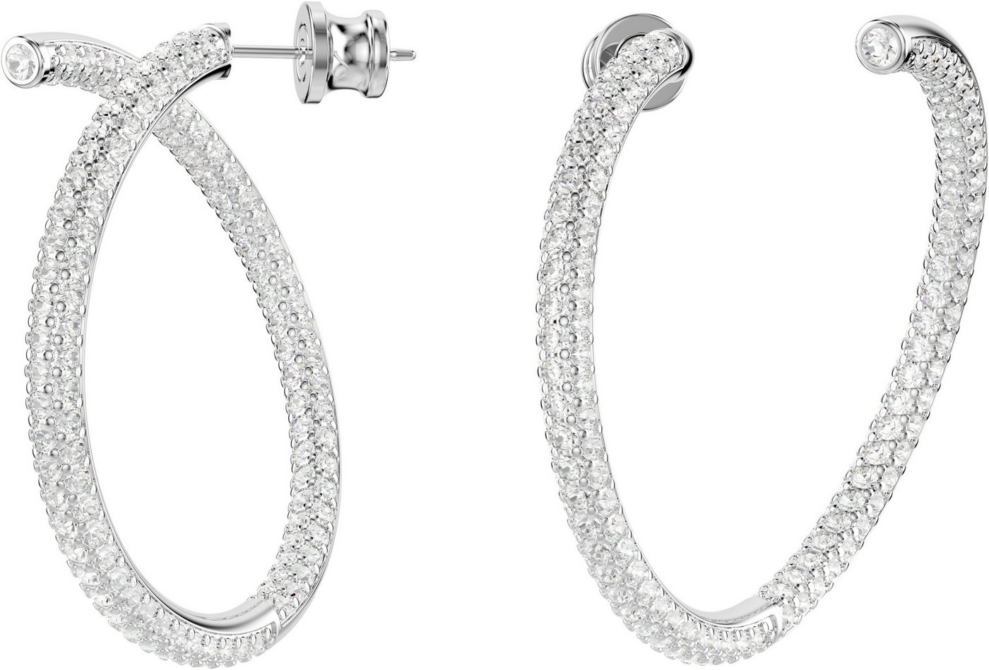 Swarovski Paar Creolen Schmuck Geschenk ... Swarovski Paar Creolen Schmuck Geschenk ...