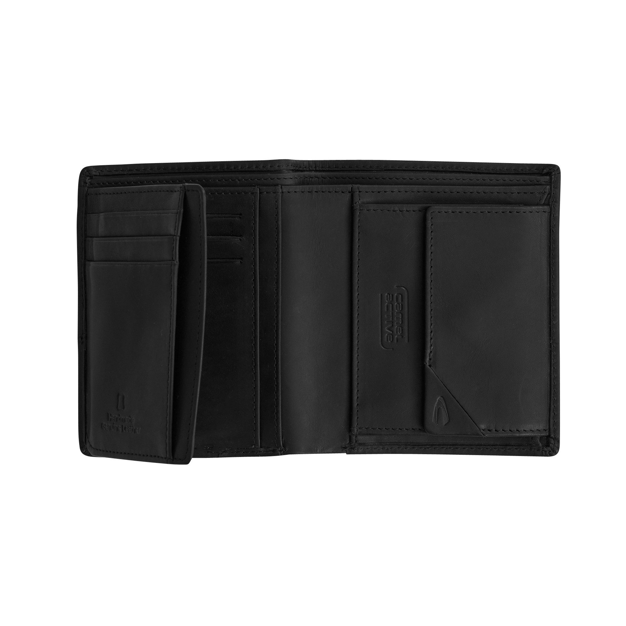 camel active Geldbörse Taiga, aus matttem Leder mit vertikal geprägten Lini günstig online kaufen